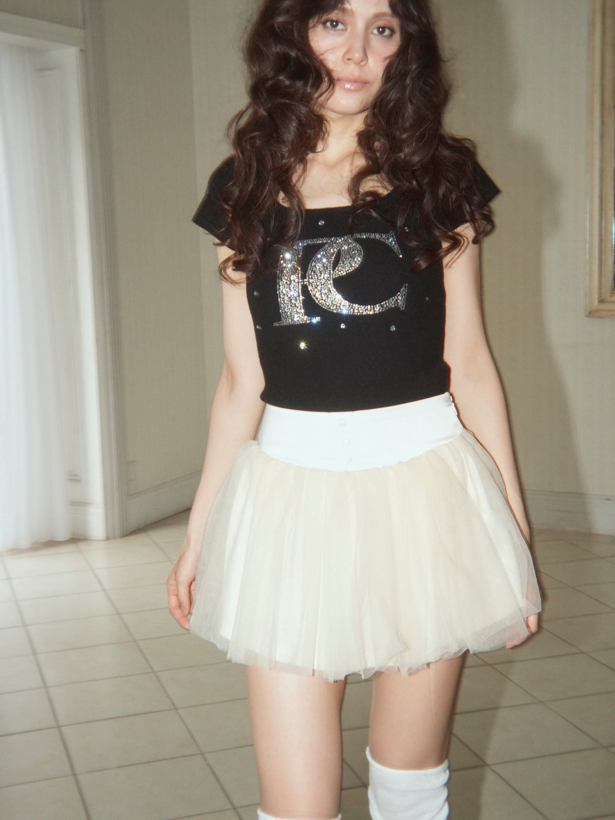 jewel powdery knit