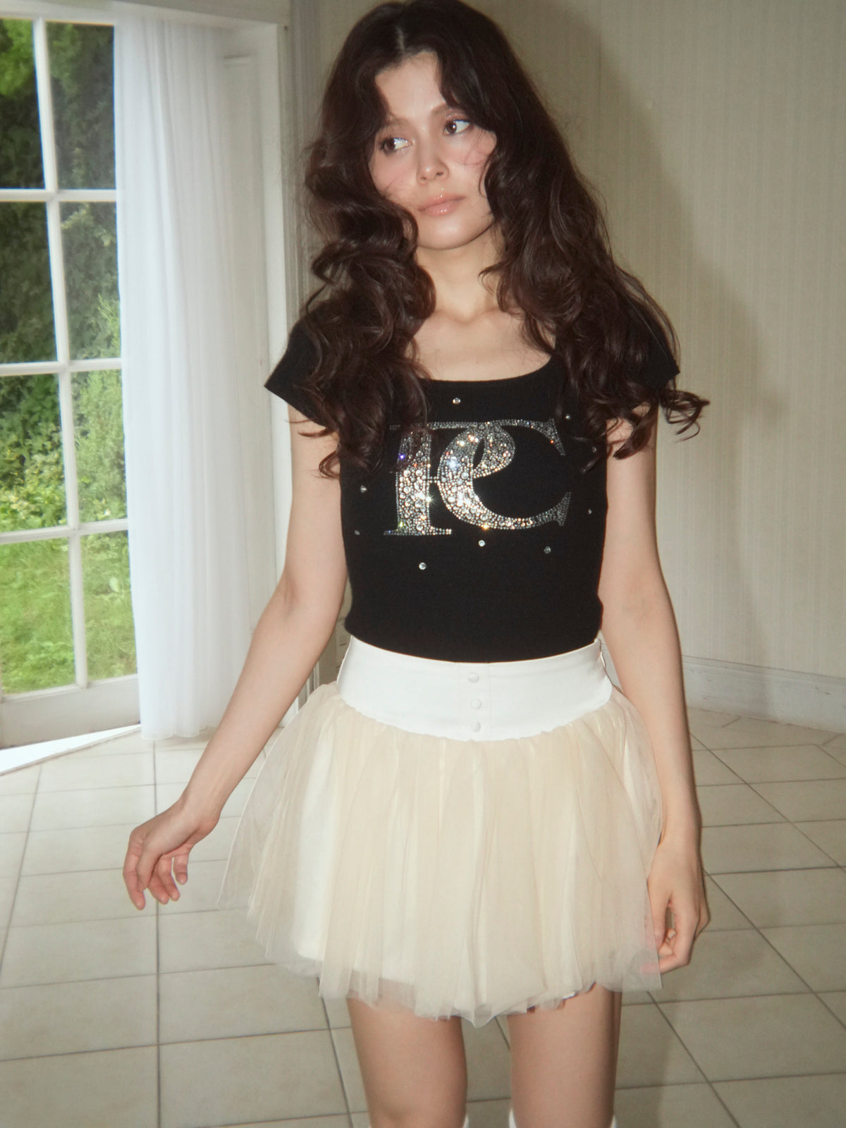 jewel powdery knit
