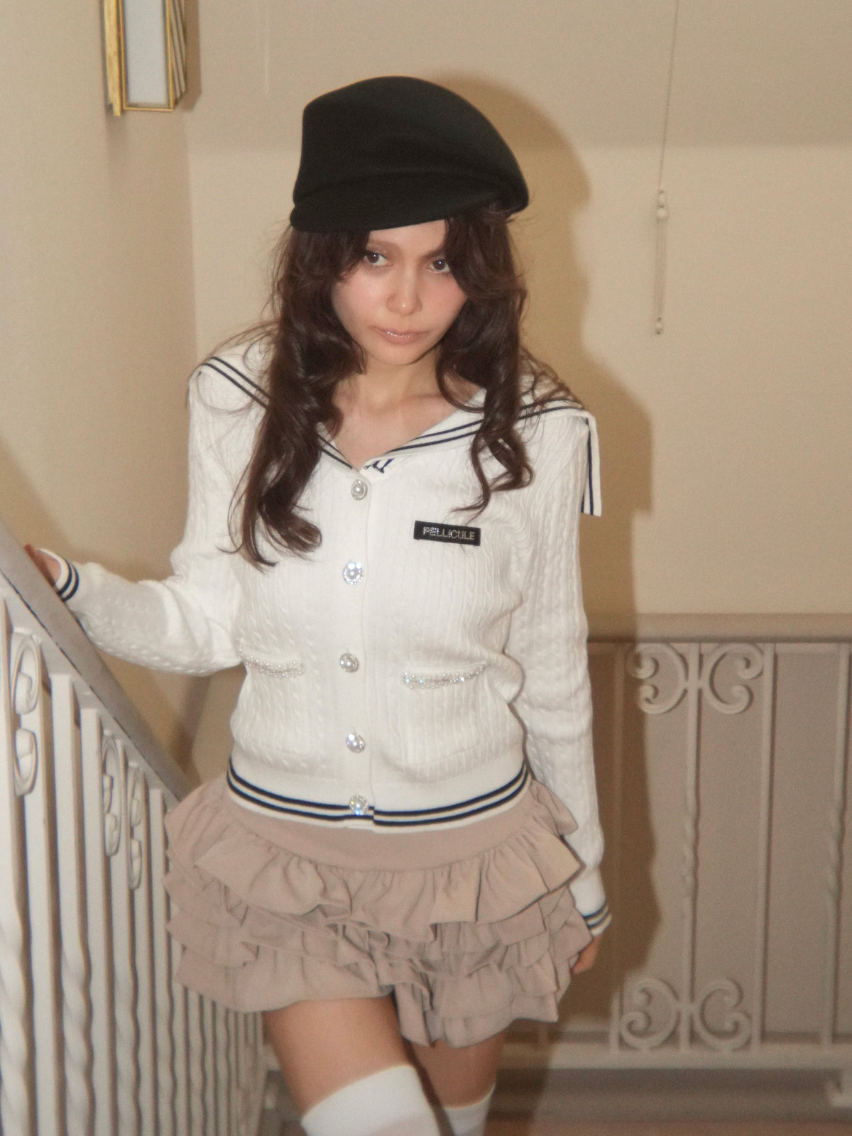 frilltiered skirt