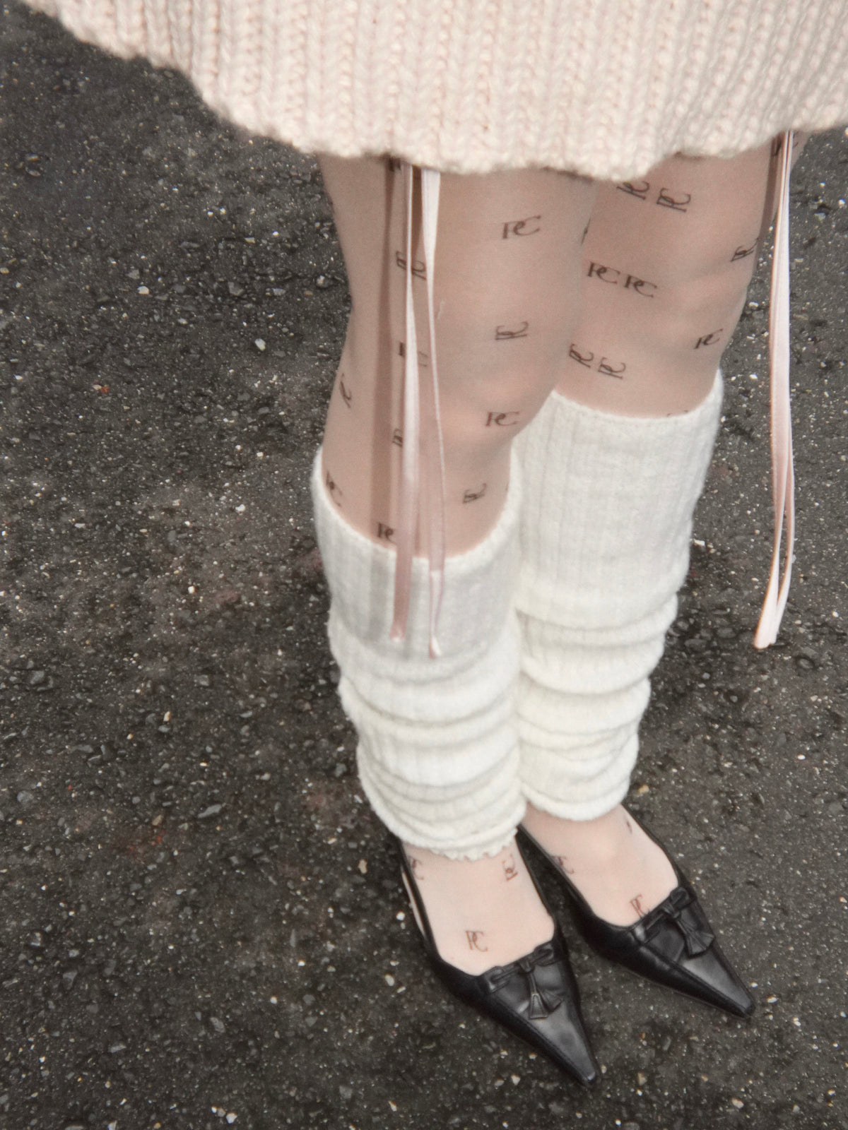 PC motif monogram tights