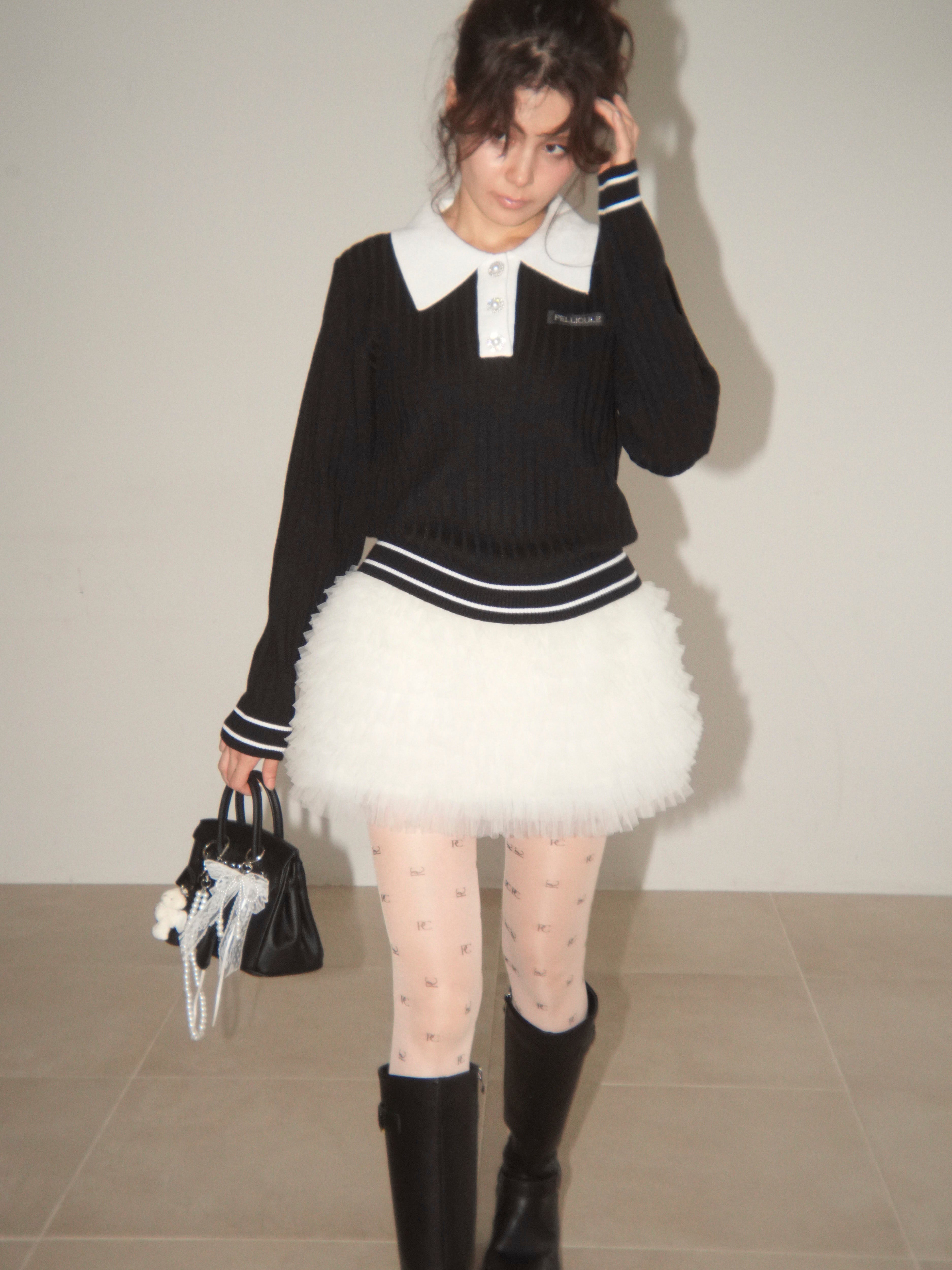 tulle bouquet skirt｜PELLICULE | ぺリキュール