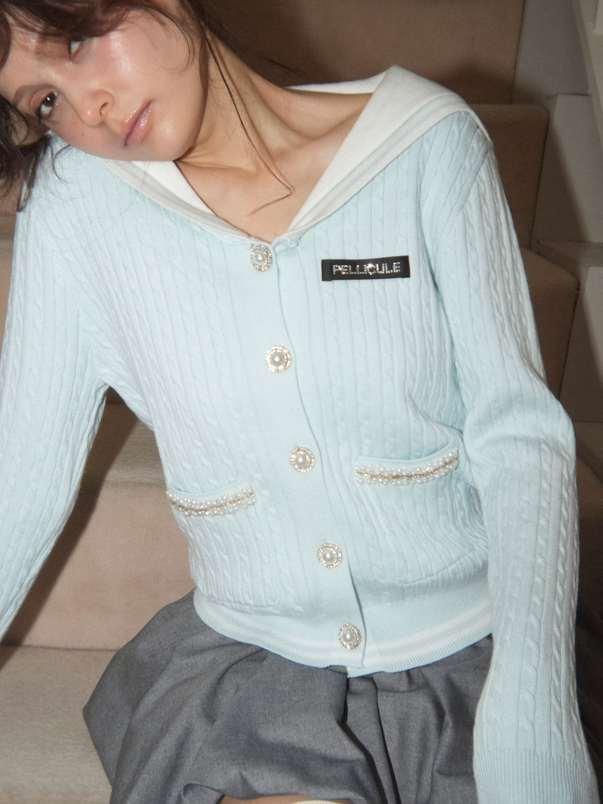 sailor bicolor knit