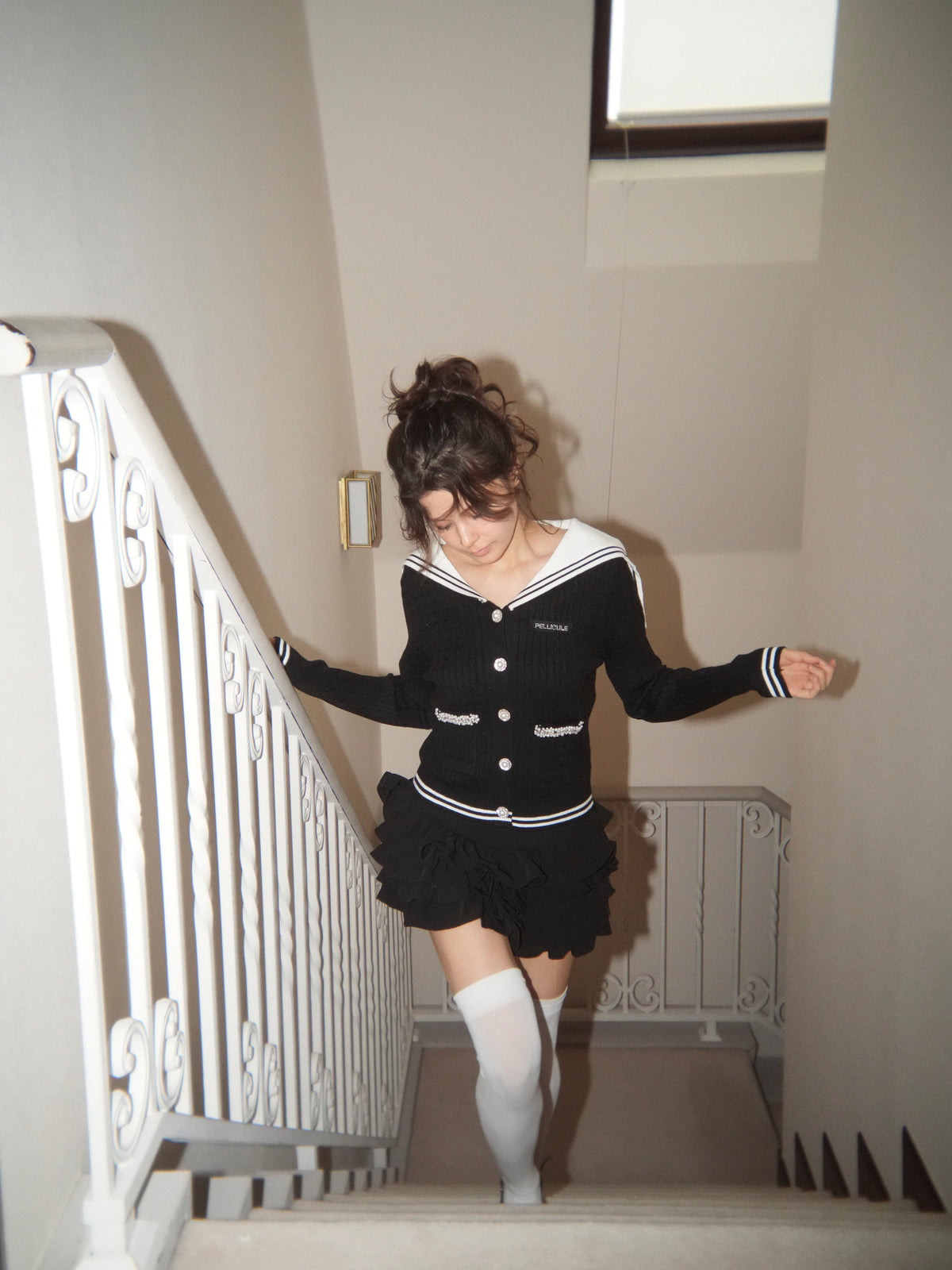sailor bicolor knit