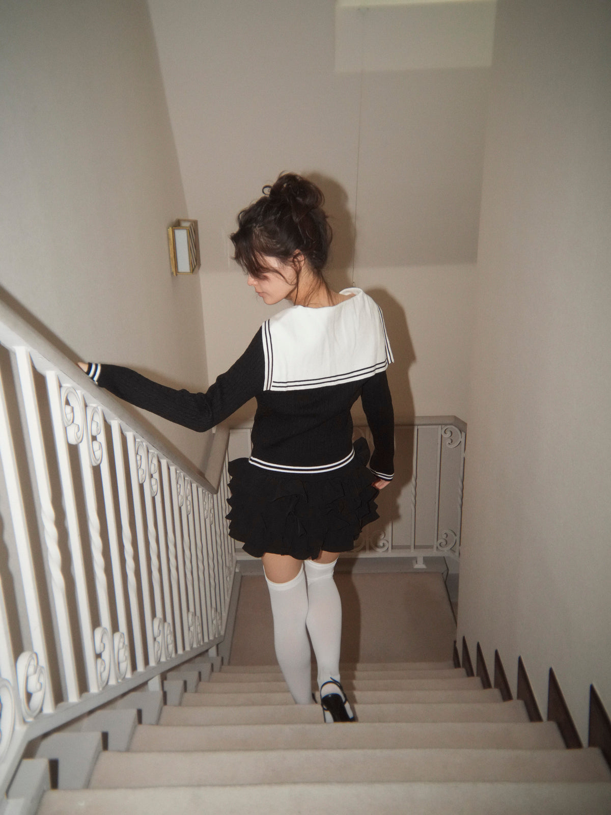 sailor bicolor knit