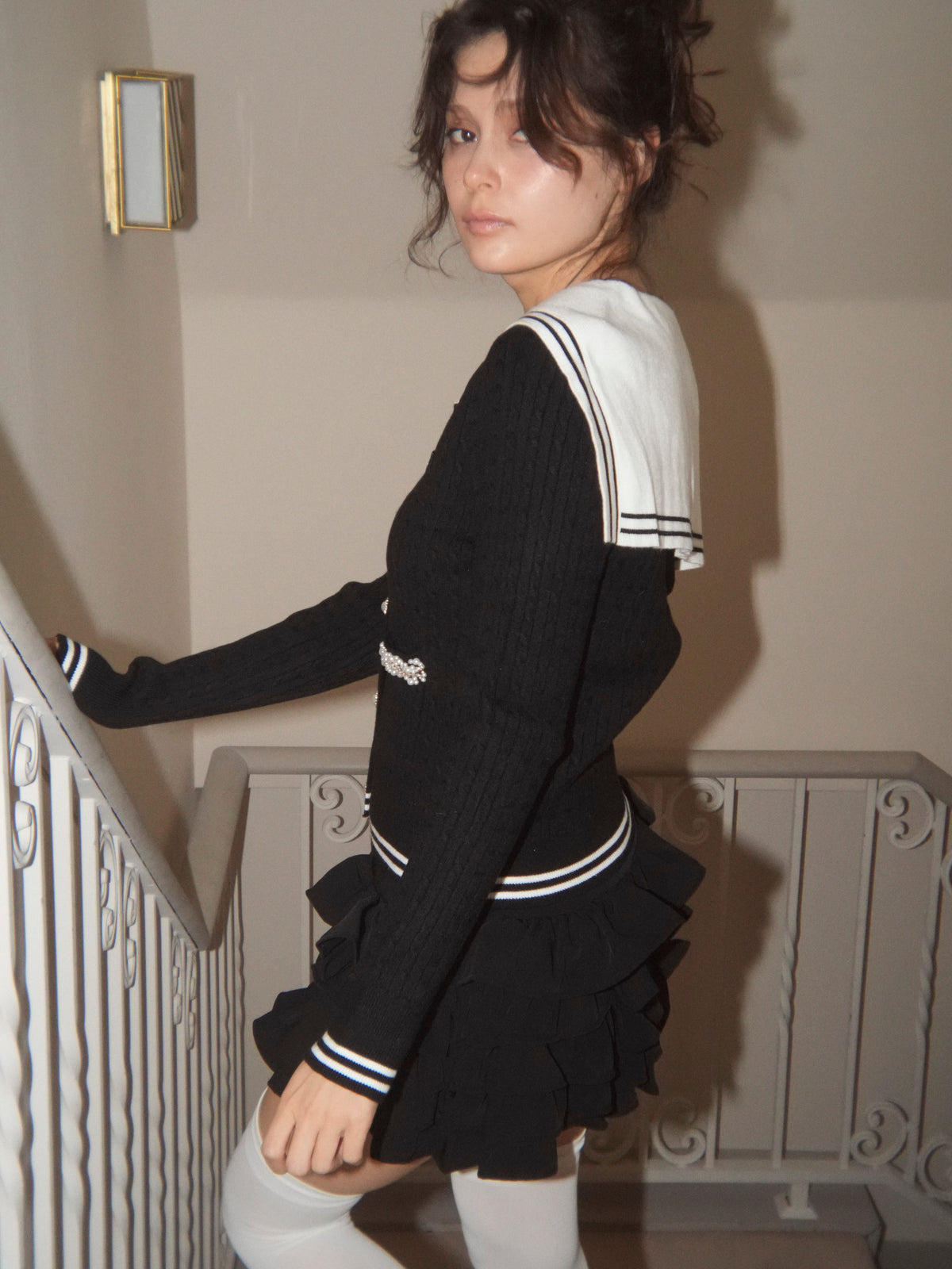 sailor bicolor knit