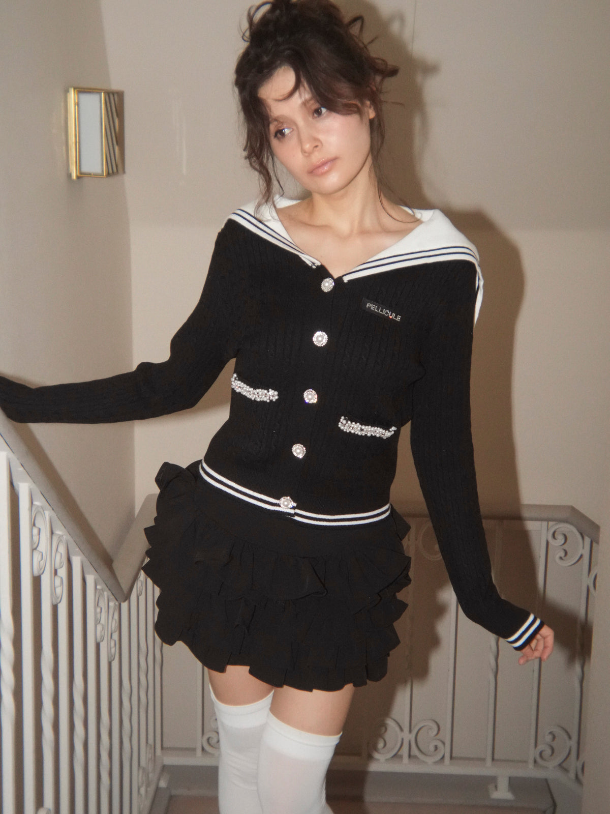 sailor bicolor knit
