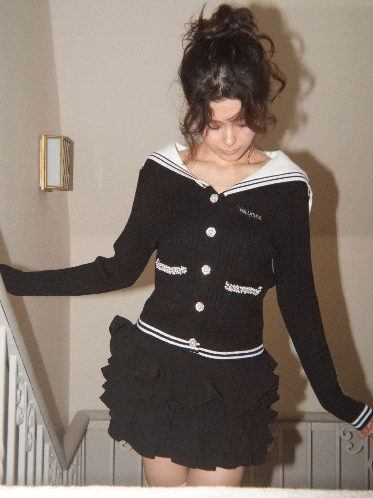 sailor bicolor knit