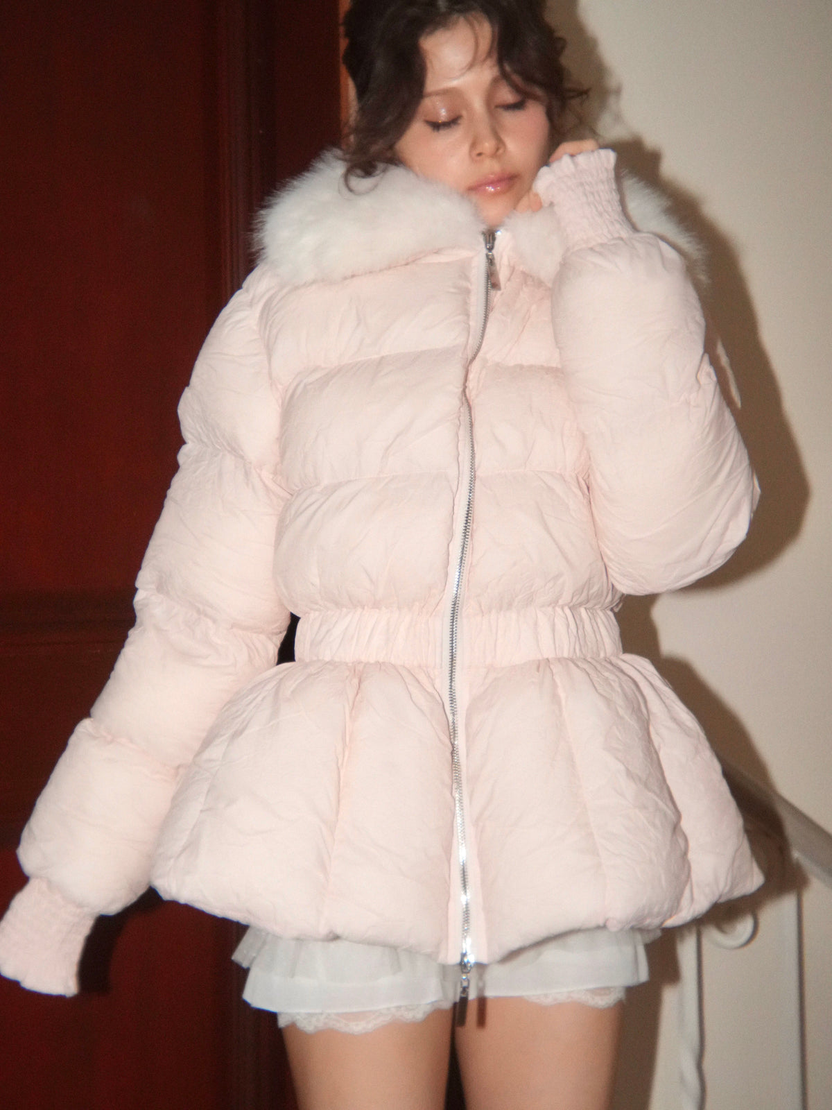 【先行予約】rocher peplum coat