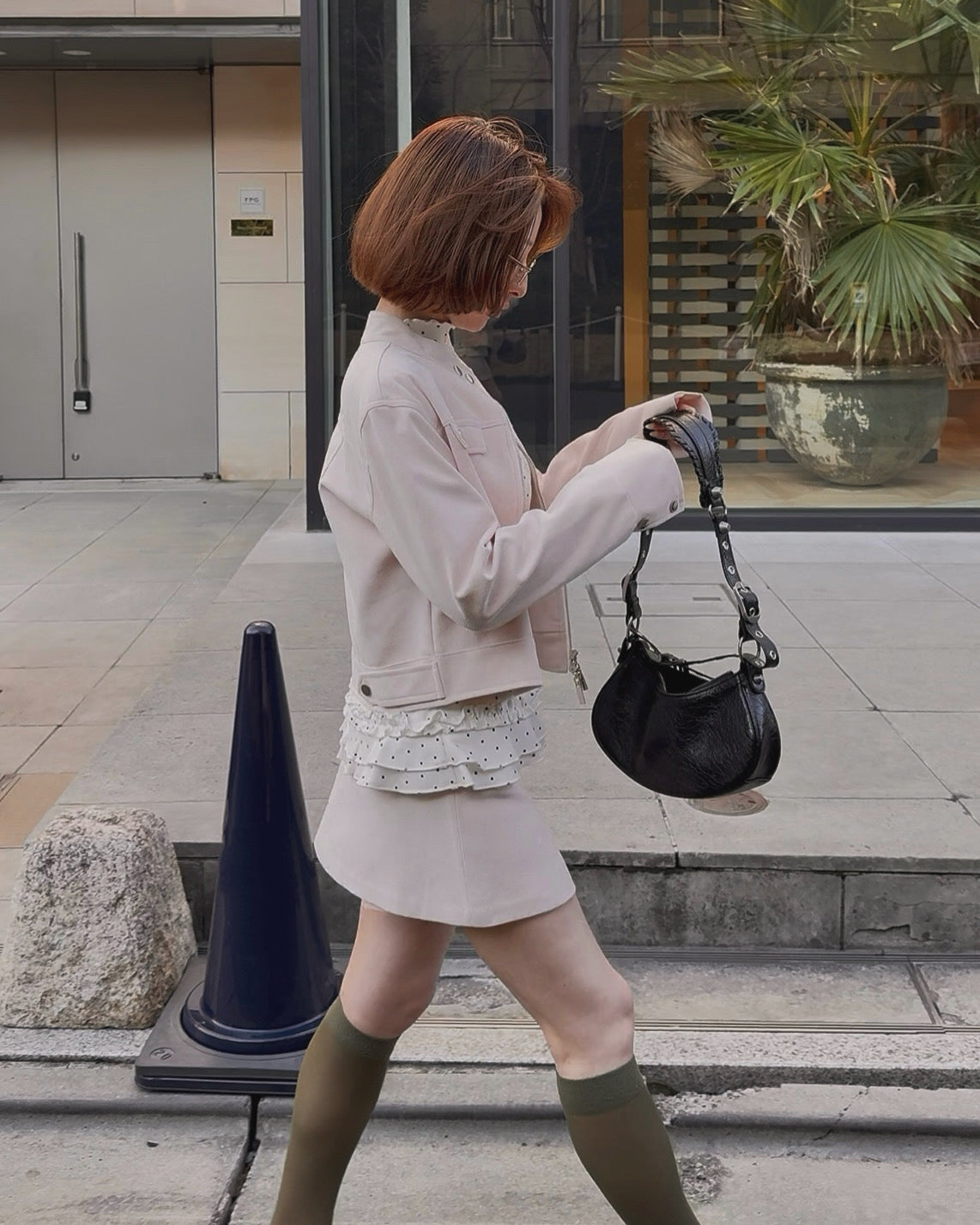 Peach peel skirt｜PELLICULE | ぺリキュール
