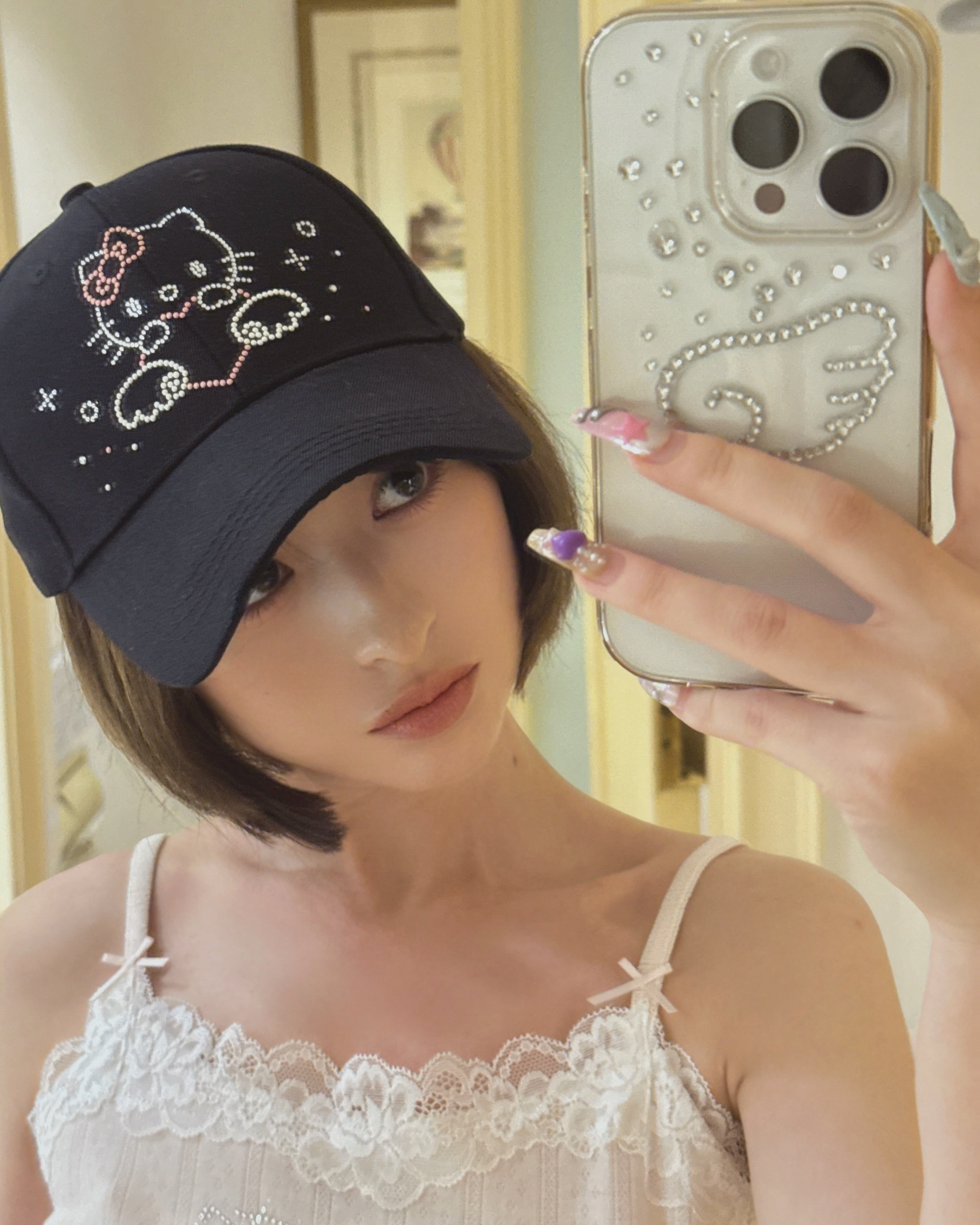 ペリキュール x ハローキティ pc agkitty cap pc agkitty cap｜PELLICULE | ぺリキュール