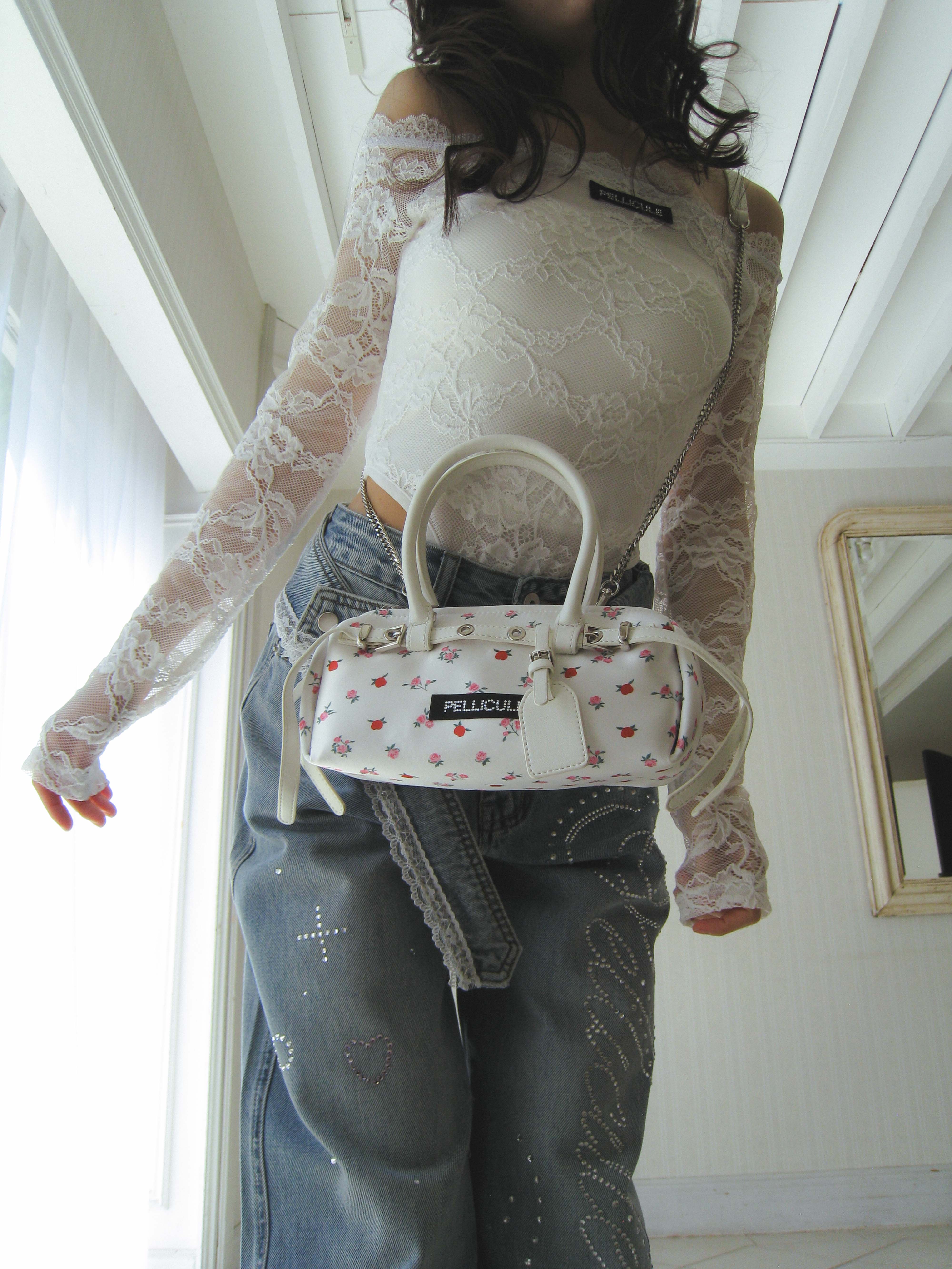 lacybelt motif denim｜PELLICULE | ぺリキュール