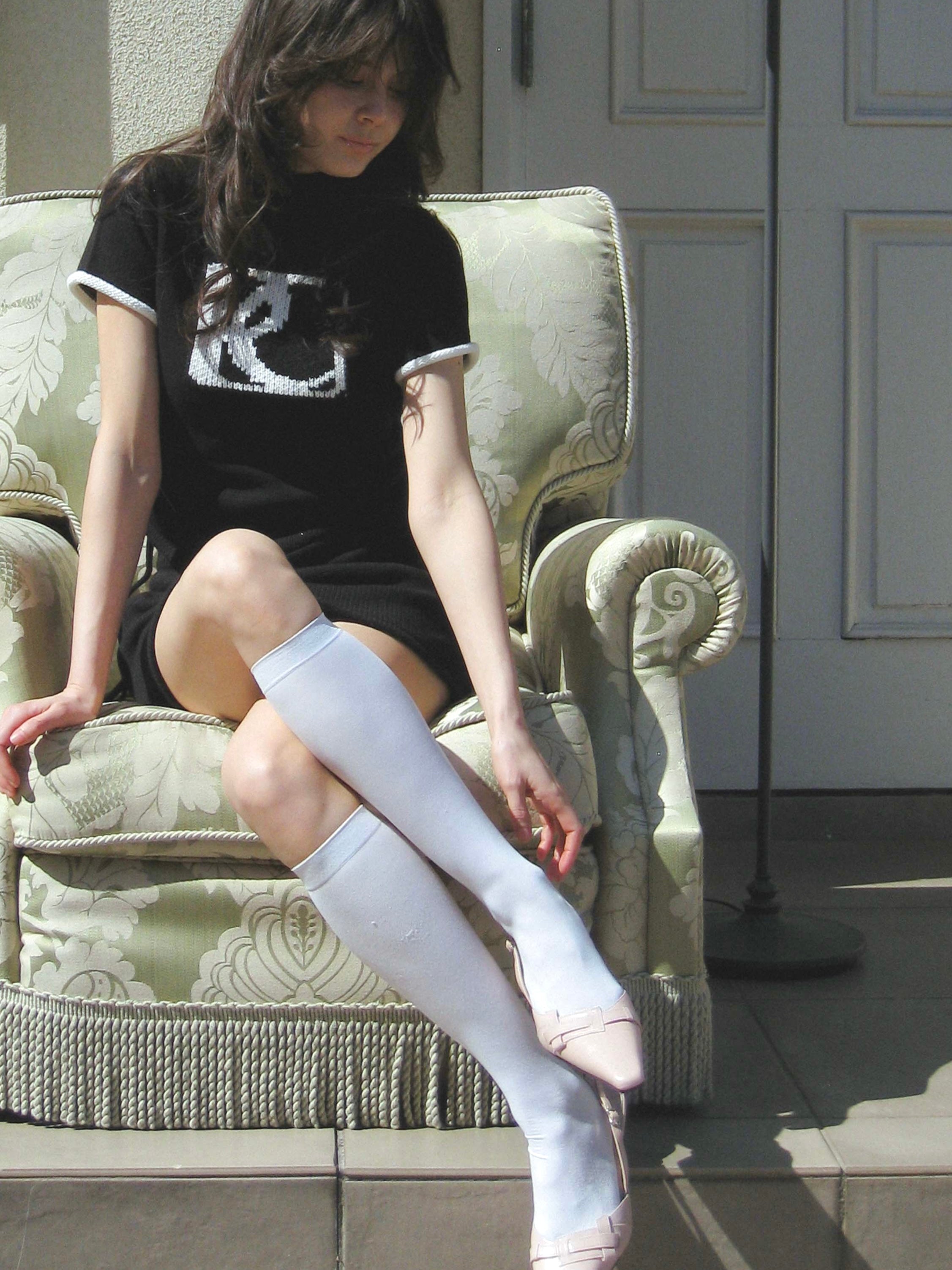emblem knit set up