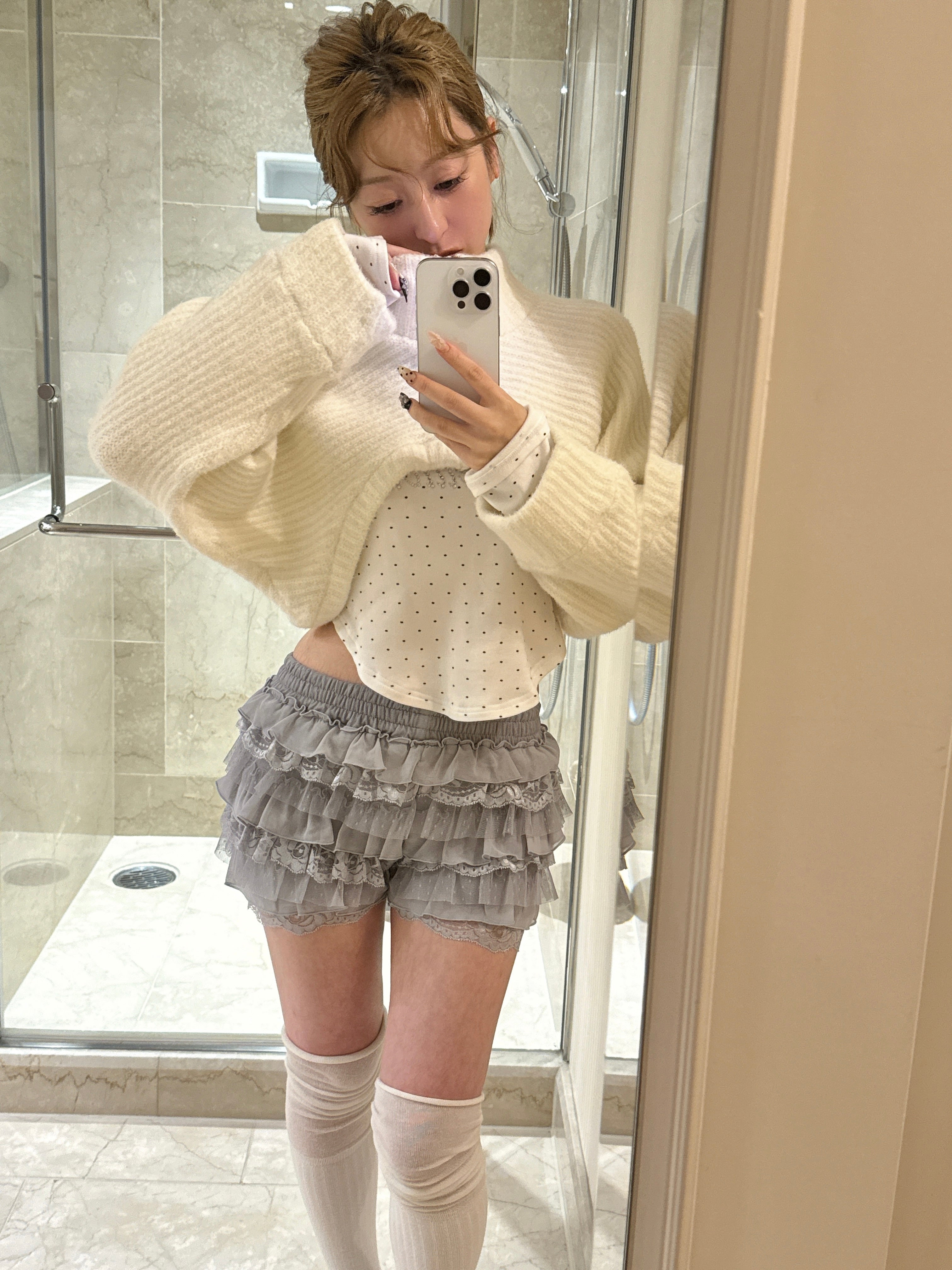 petal layer shortpants｜PELLICULE | ぺリキュール