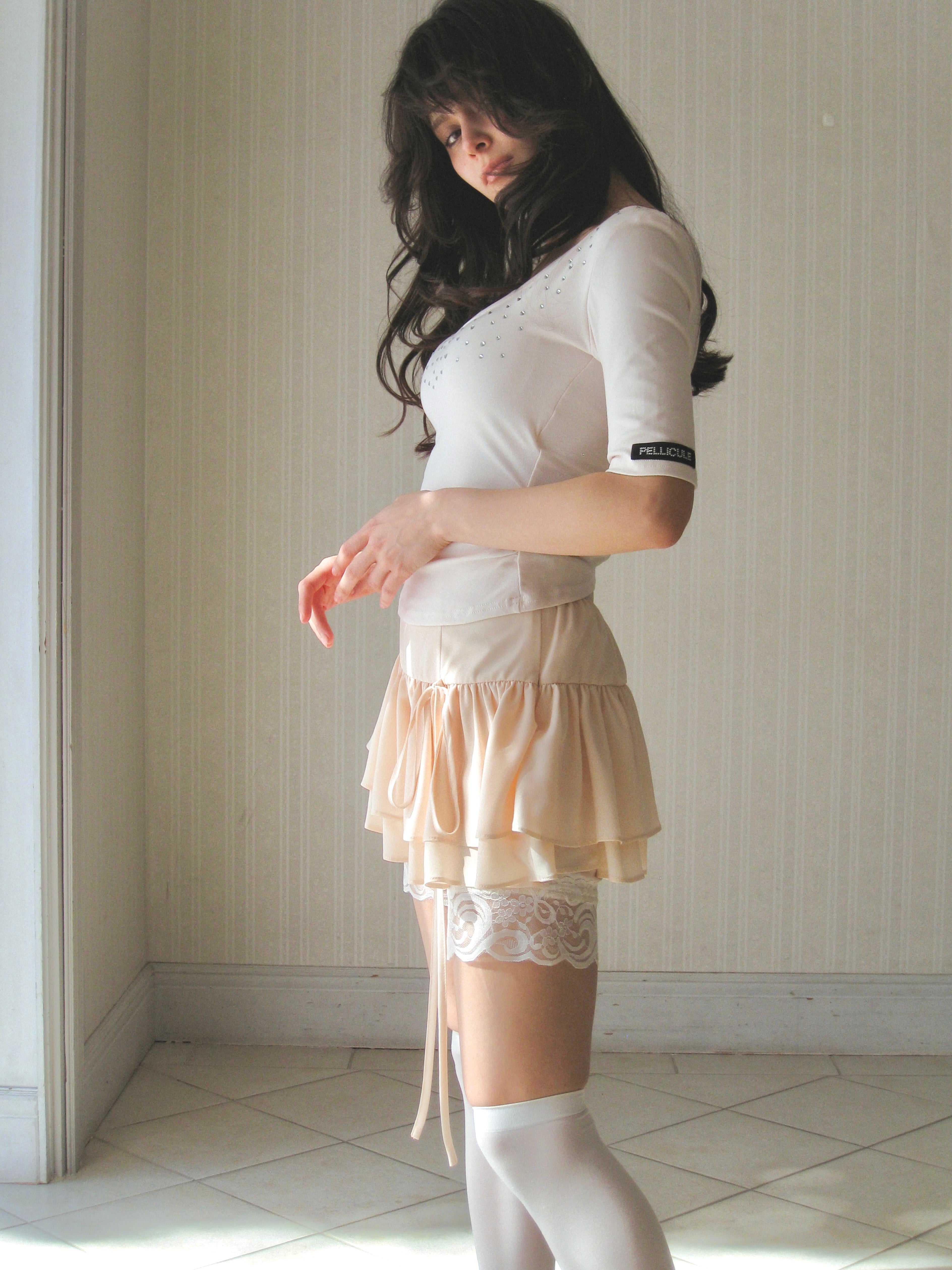【完売品】PELLICULE ぺリキュール ラインストーン　ヴィンテージ sprinkle suger tops｜PELLICULE | ぺリキュール