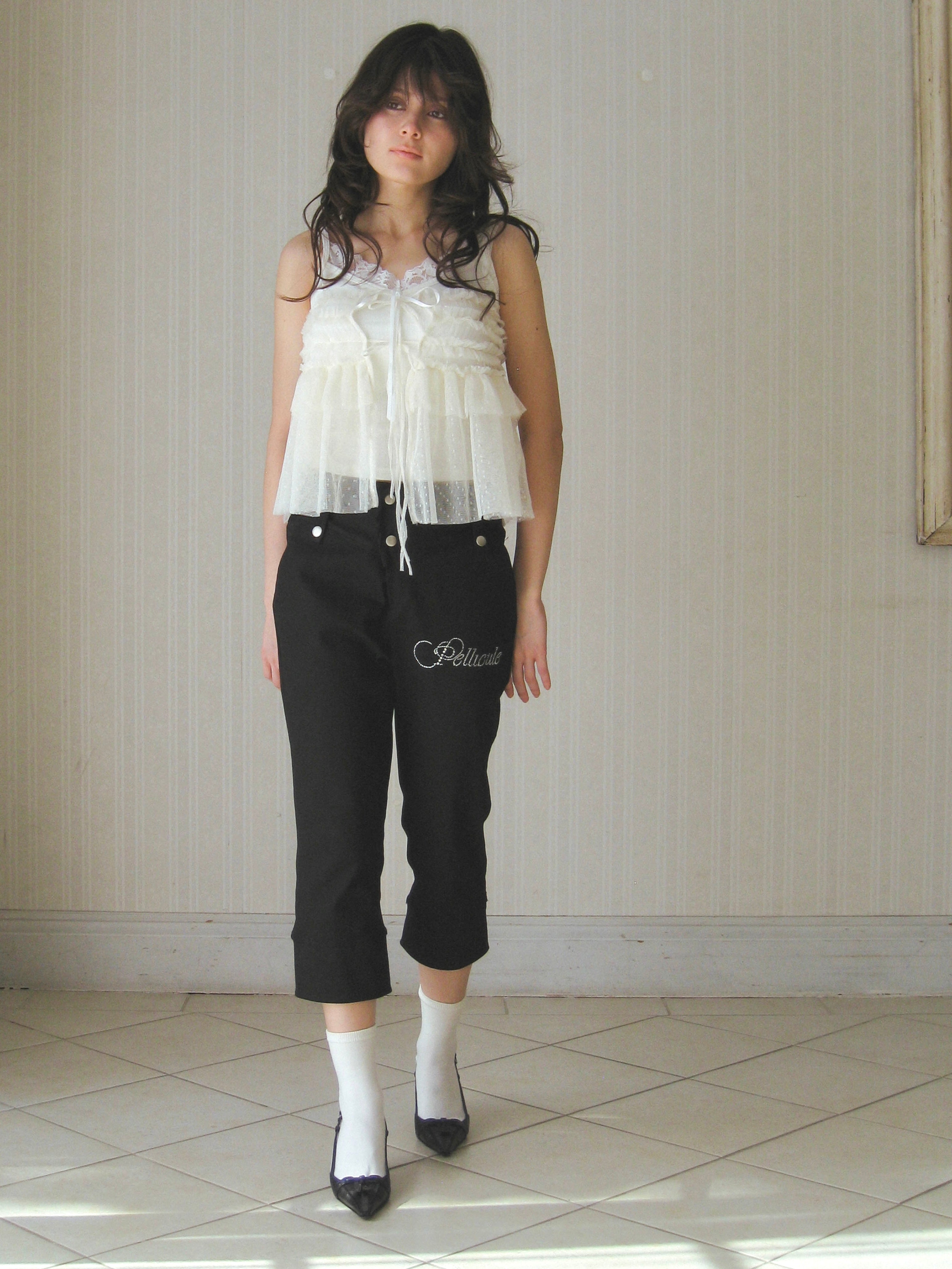 fluffy frill camisole｜PELLICULE | ぺリキュール
