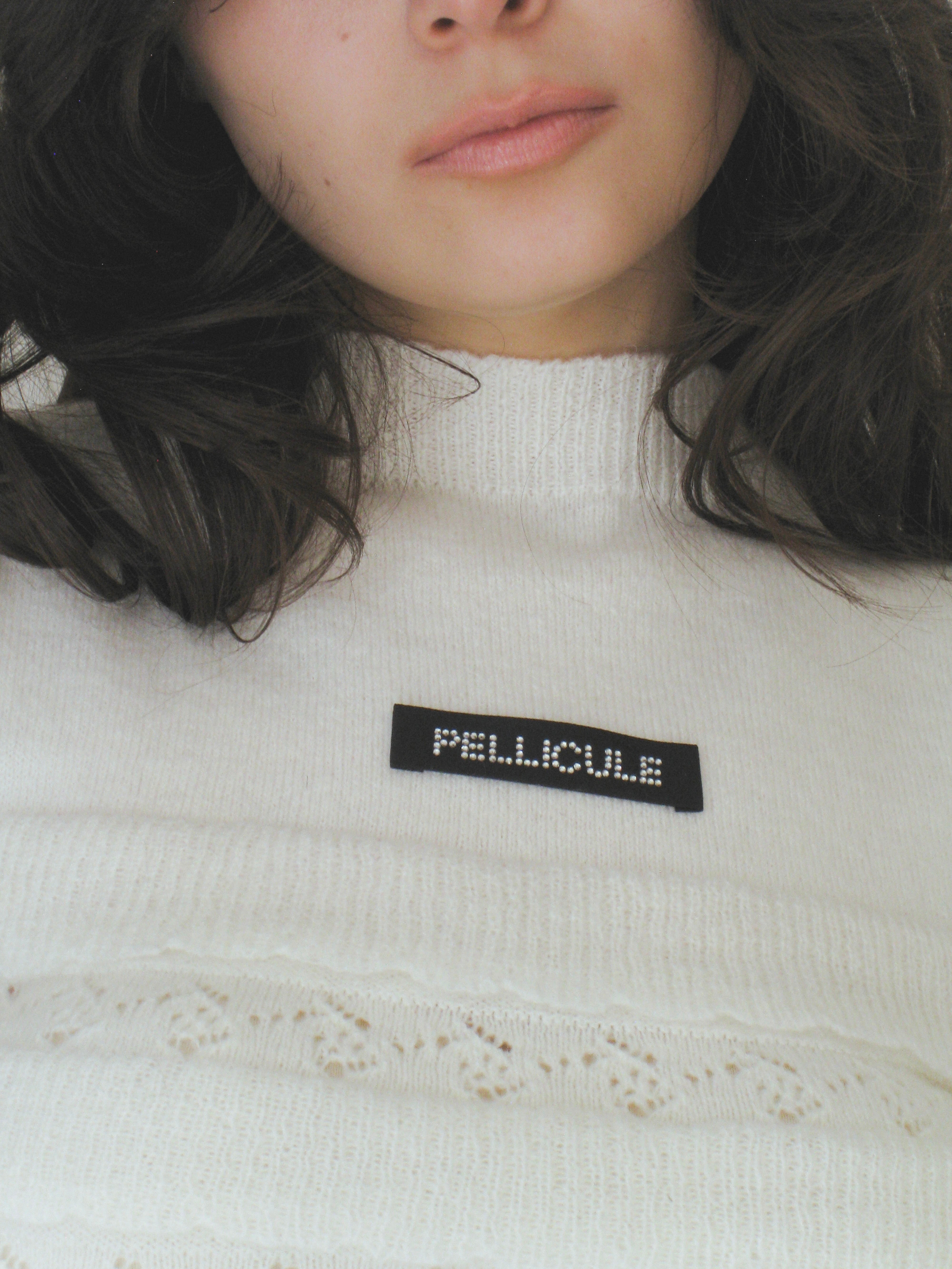 トップス PELLICULE babyrose knit WHITE babyrose knit｜PELLICULE | ぺリキュール