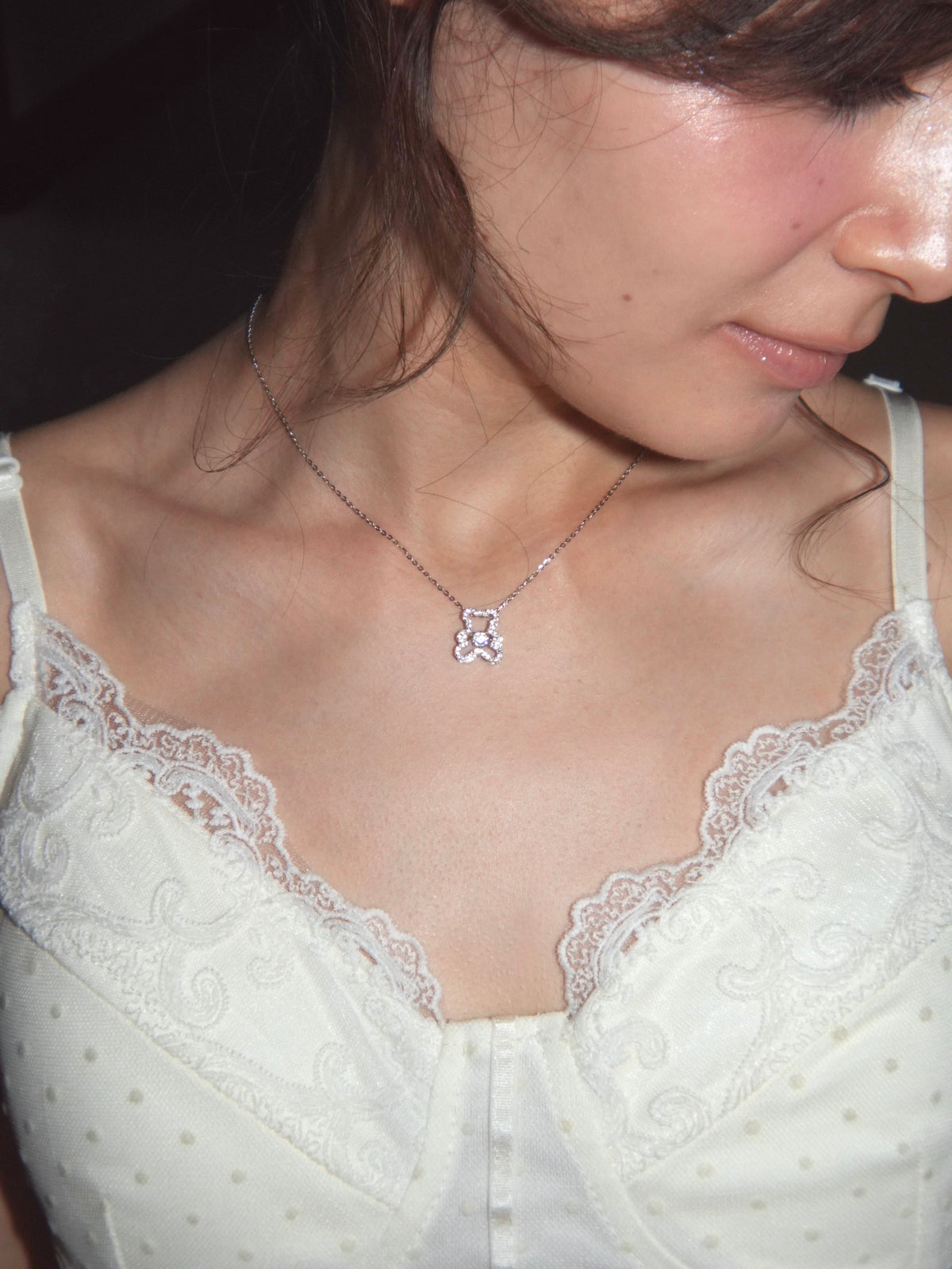 [925silver] mettre en valeur necklace