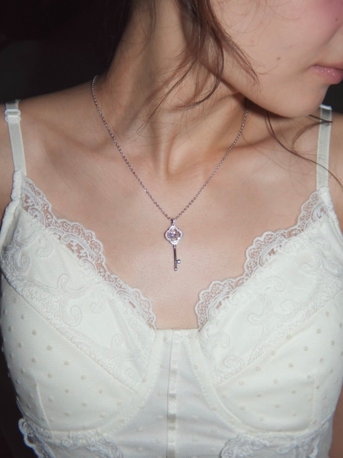 [925silver] mettre en valeur necklace