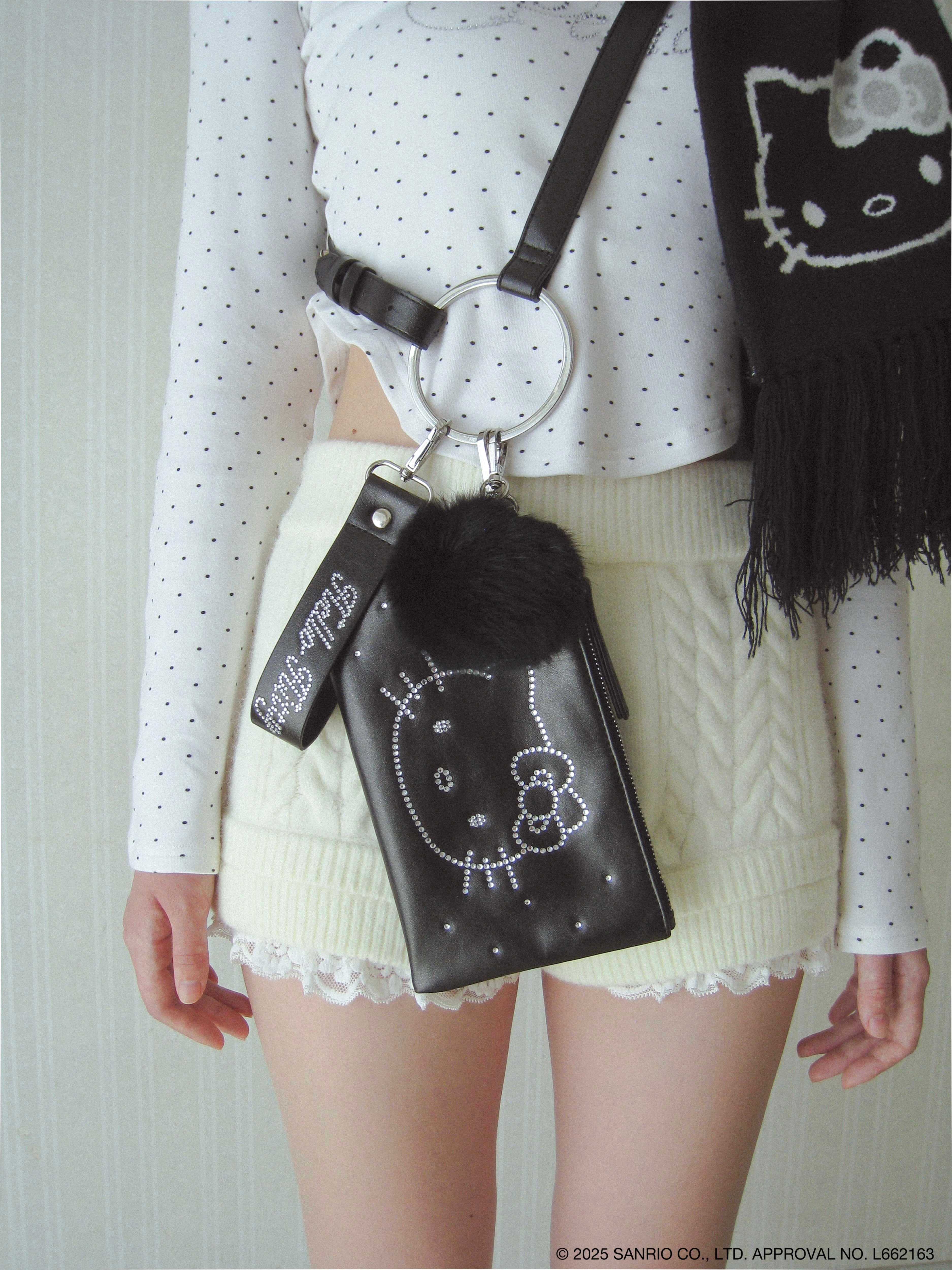 HELLO KITTY charm pouch shoulder