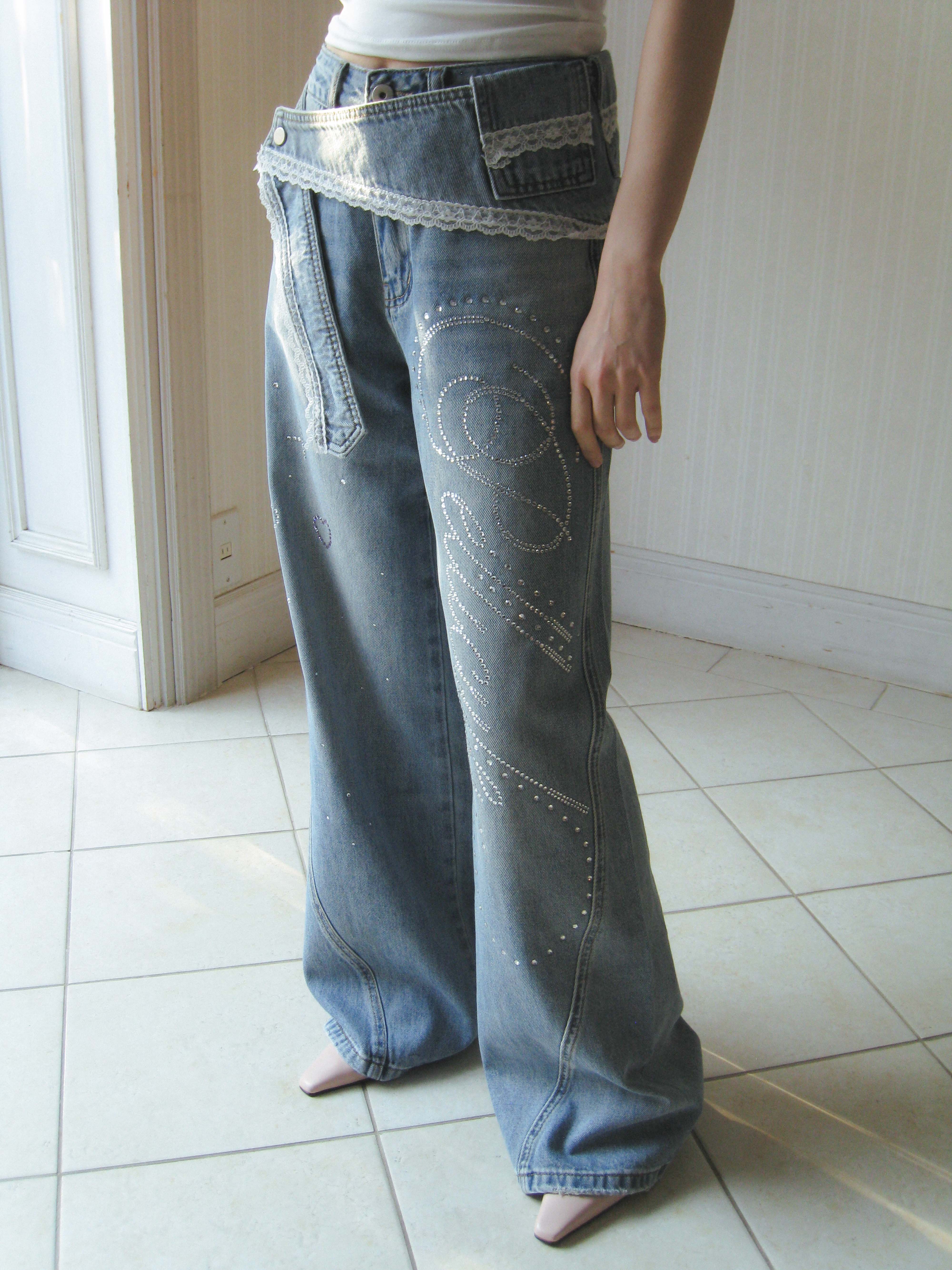 【4/27発送】lacybelt motif denim