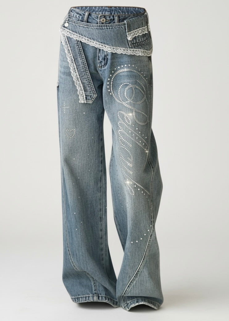【4/27発送】lacybelt motif denim