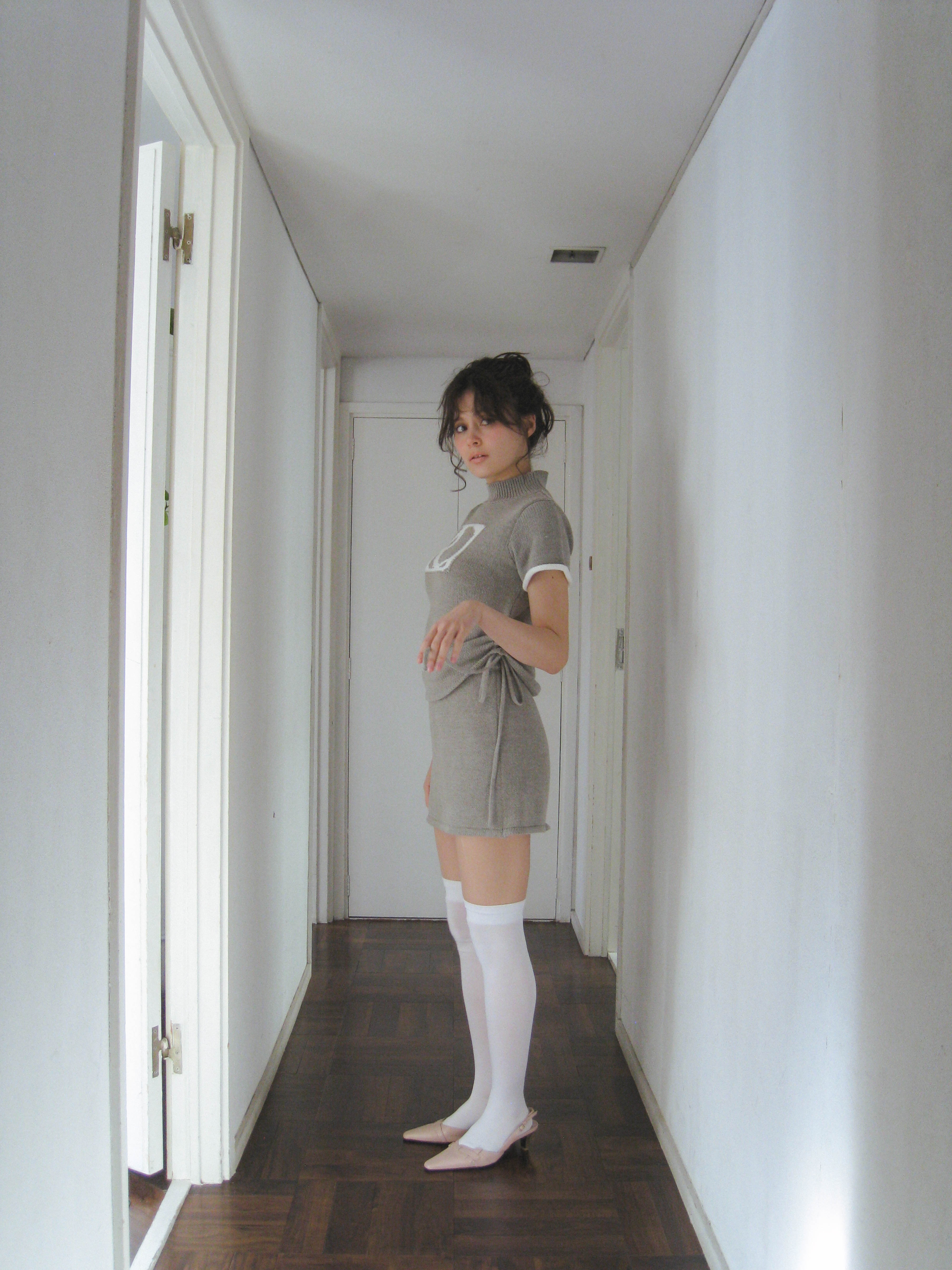 emblem knit set up