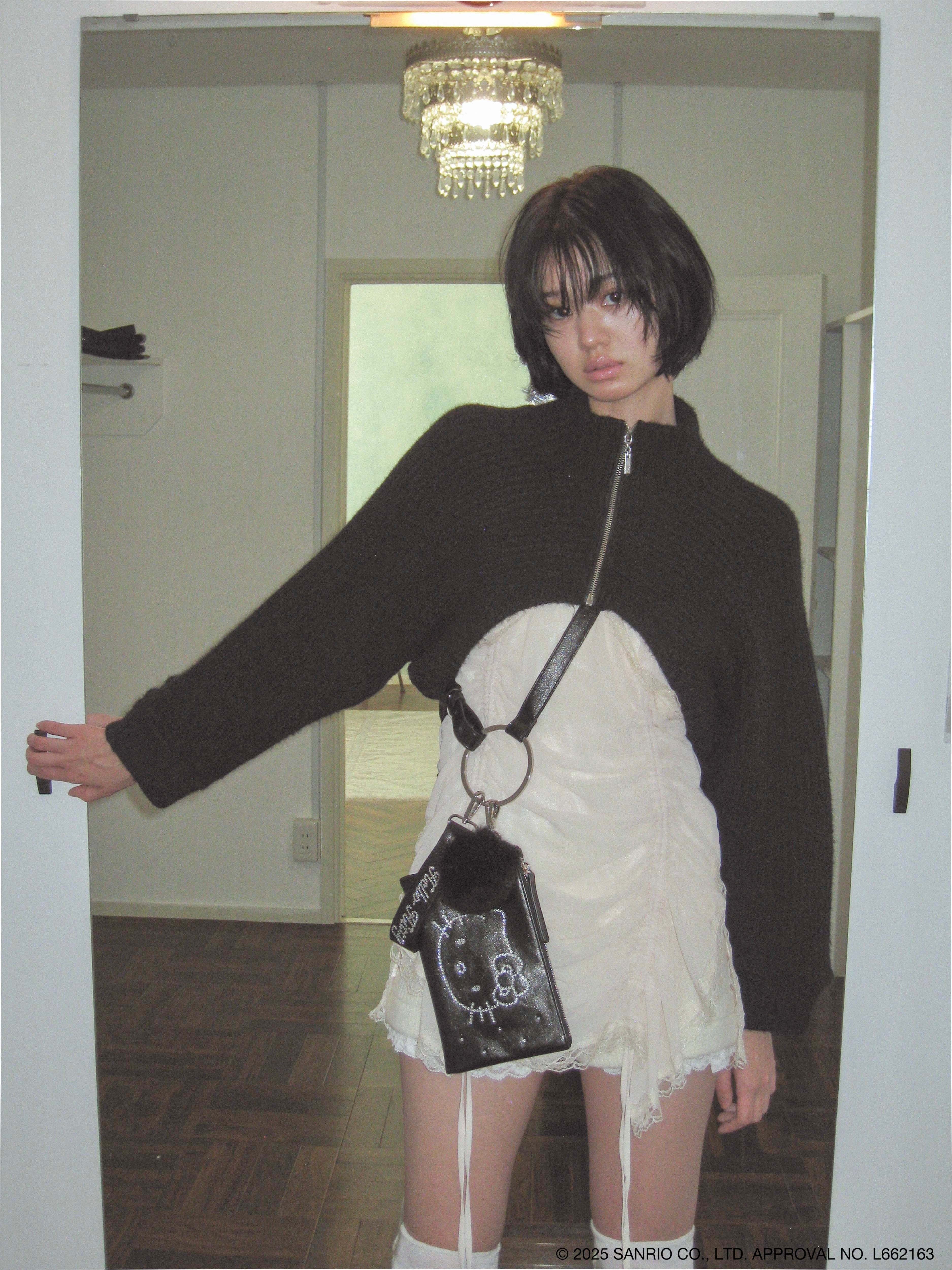 HELLO KITTY charm pouch shoulder｜PELLICULE | ぺリキュール