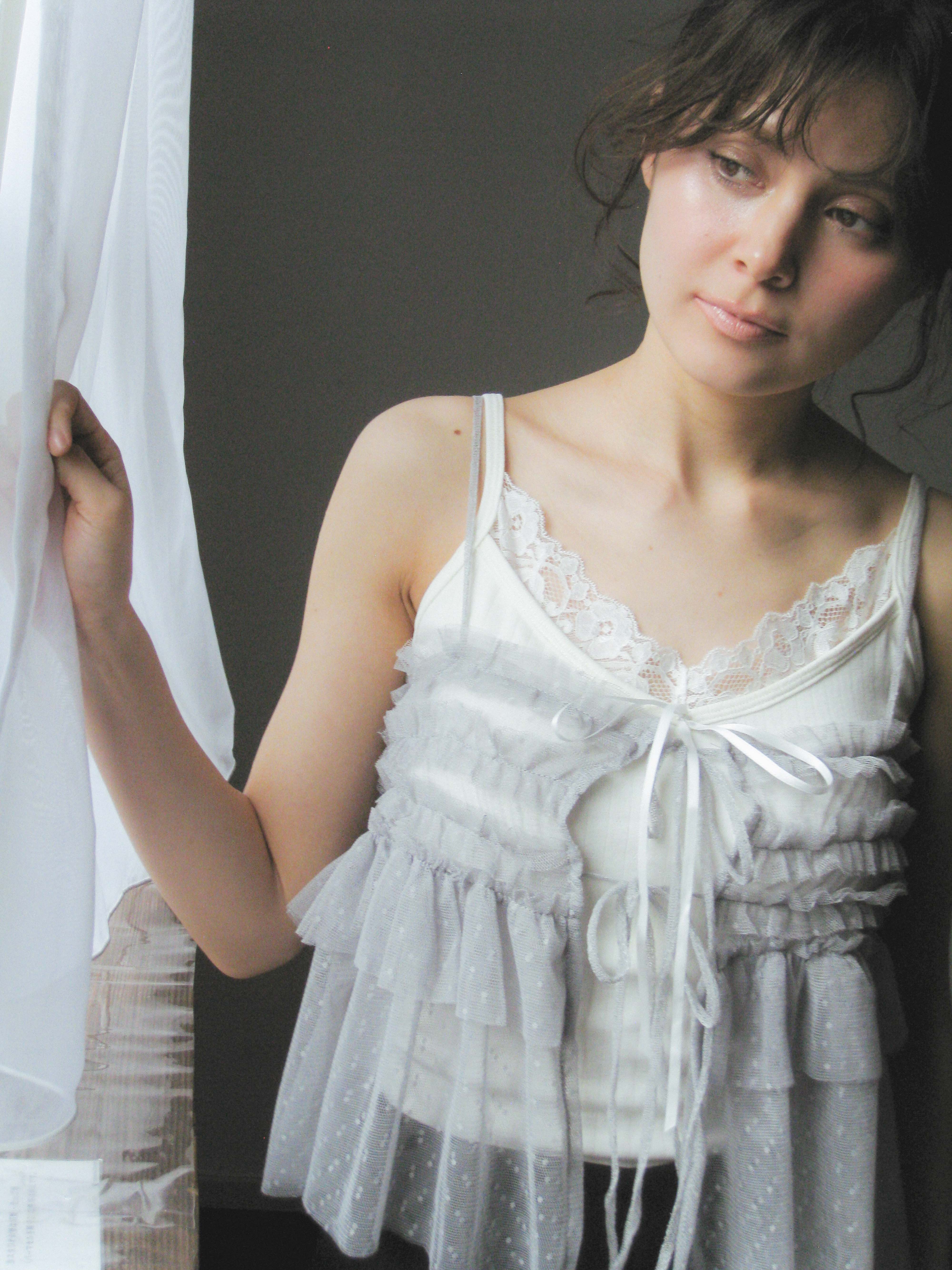 fluffy frill camisole｜PELLICULE | ぺリキュール