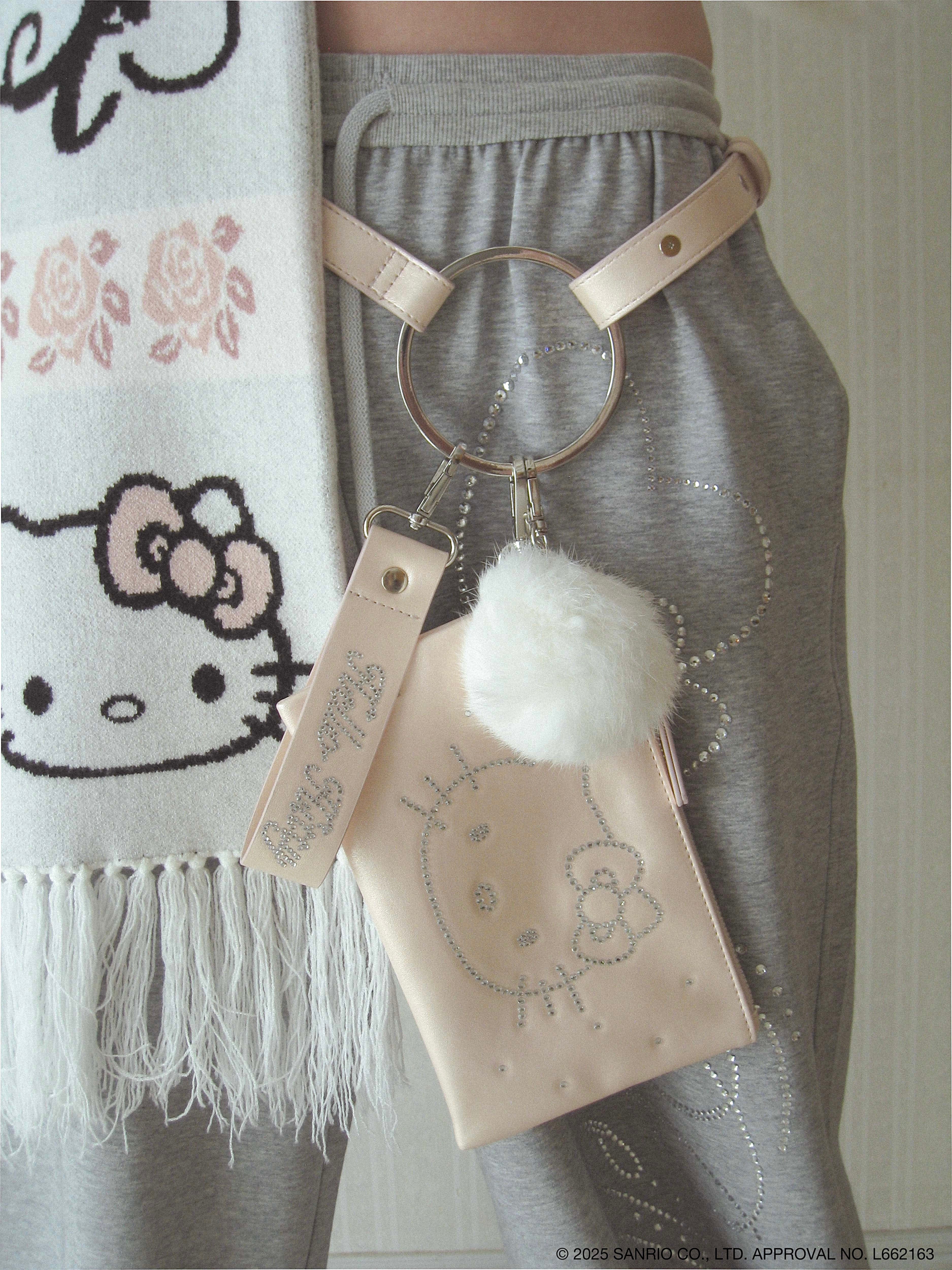 HELLO KITTY charm pouch shoulder｜PELLICULE | ぺリキュール