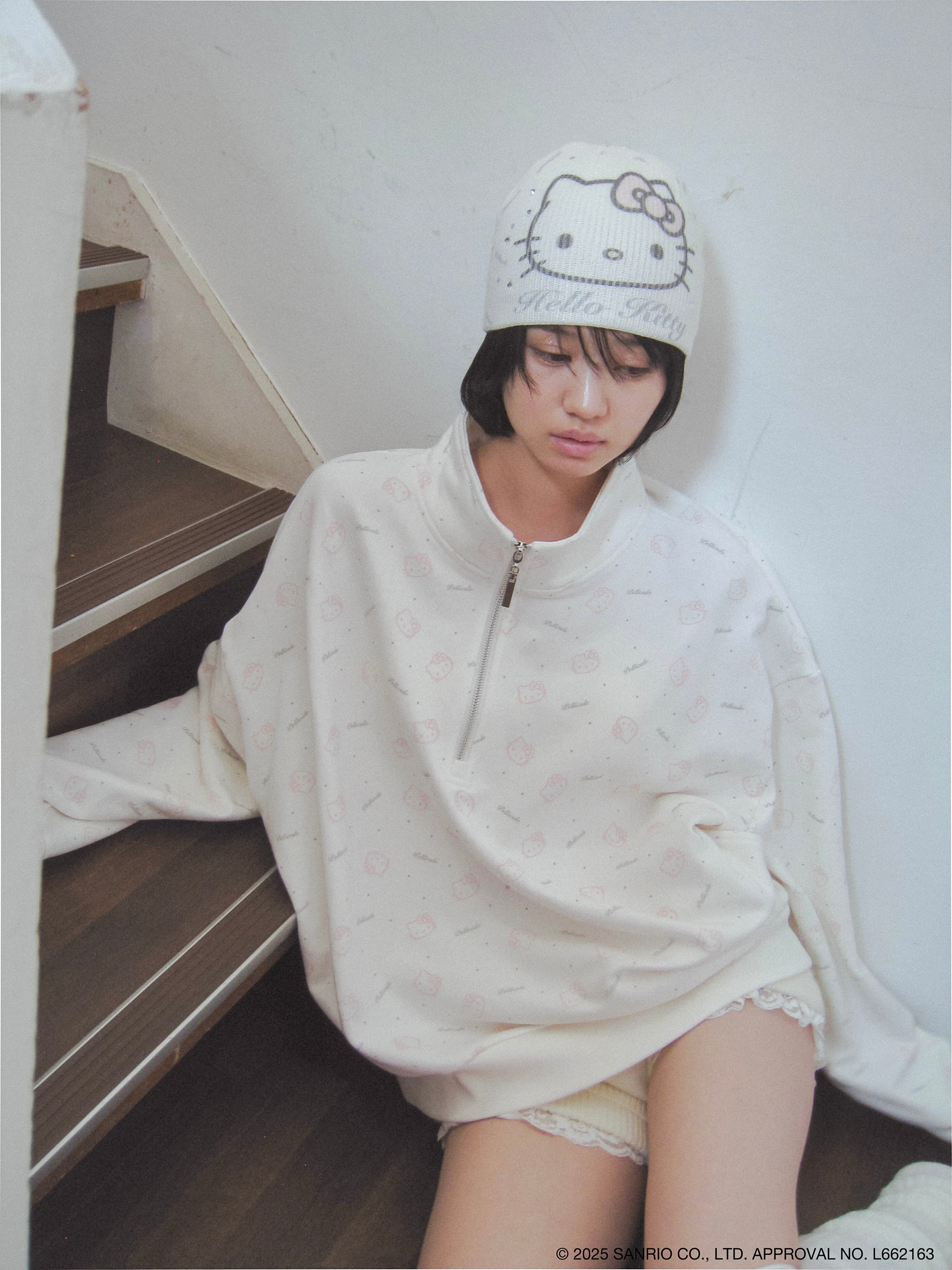 HELLO KITTY doodle beanie｜PELLICULE | ぺリキュール