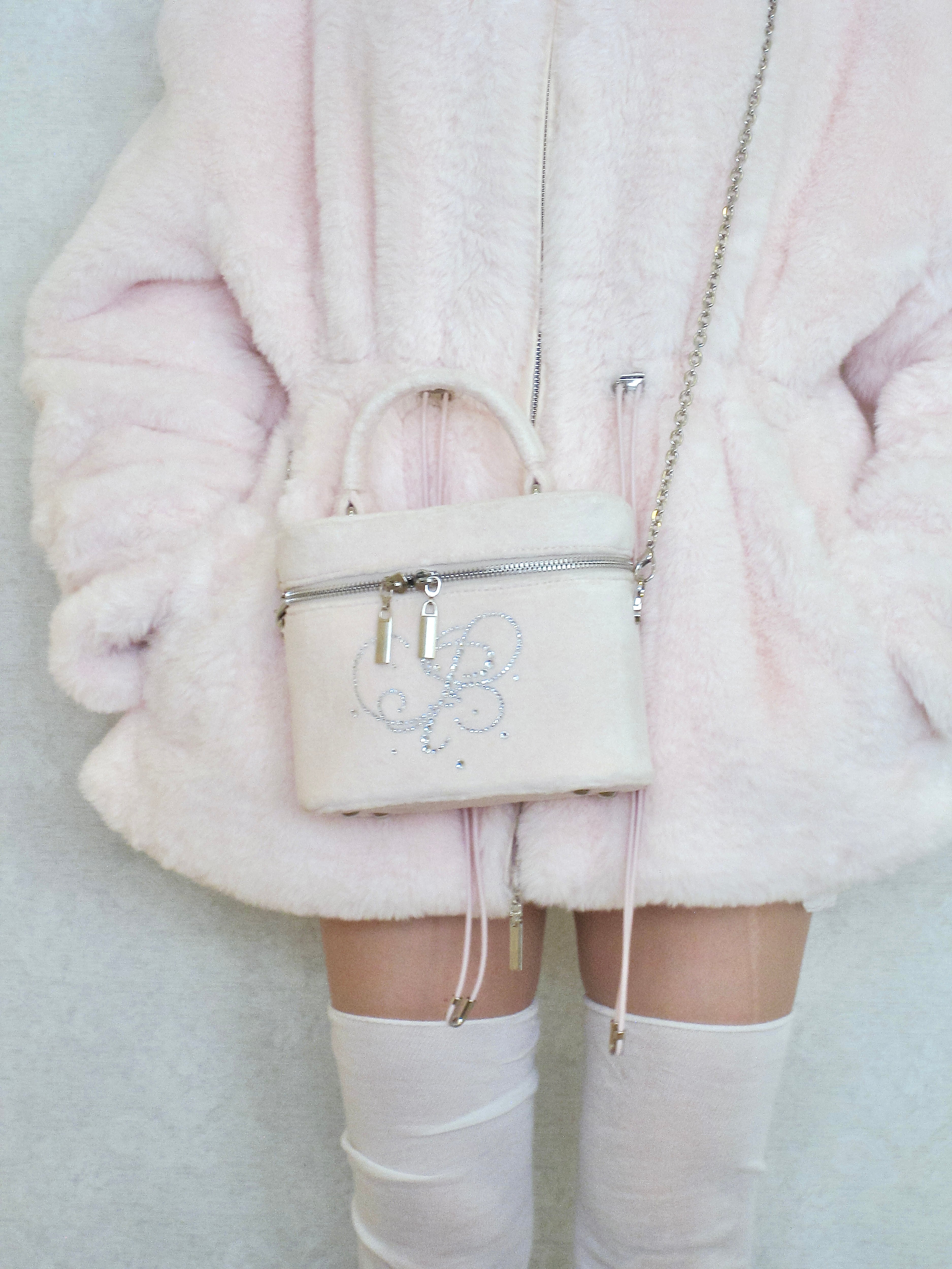 バッグ PELLICULE pc souffle vanitybag NUDEPINK pc souffle vanitybag｜PELLICULE | ぺリキュール