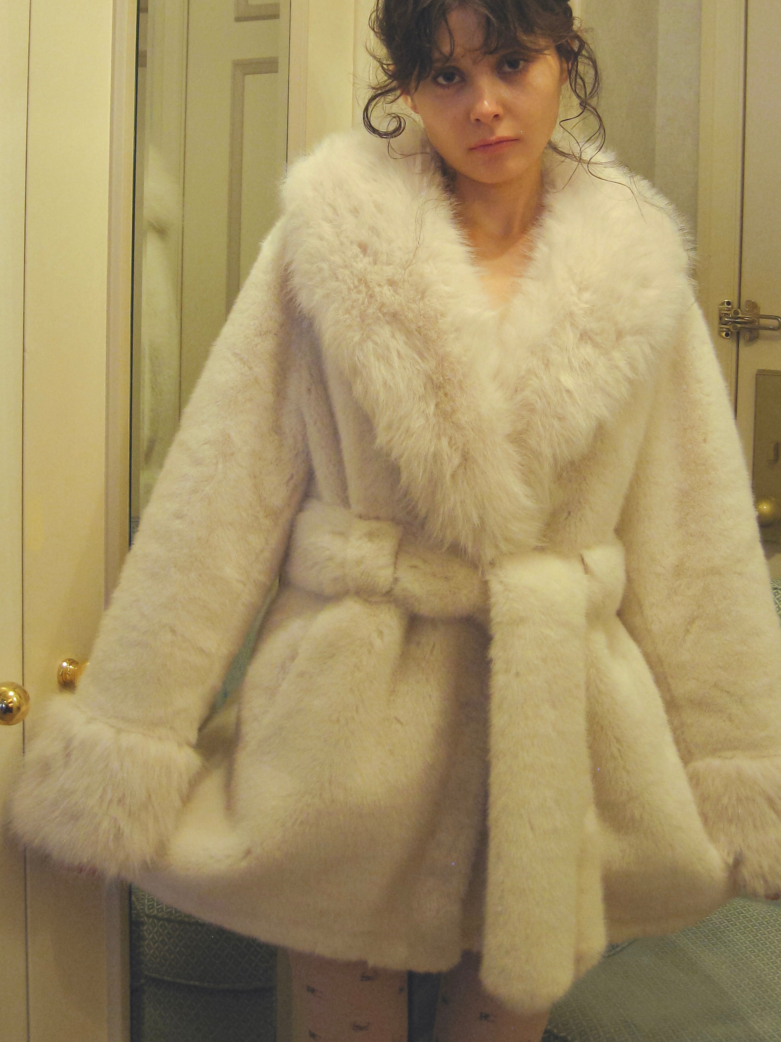 fur gowncoat｜PELLICULE | ぺリキュール
