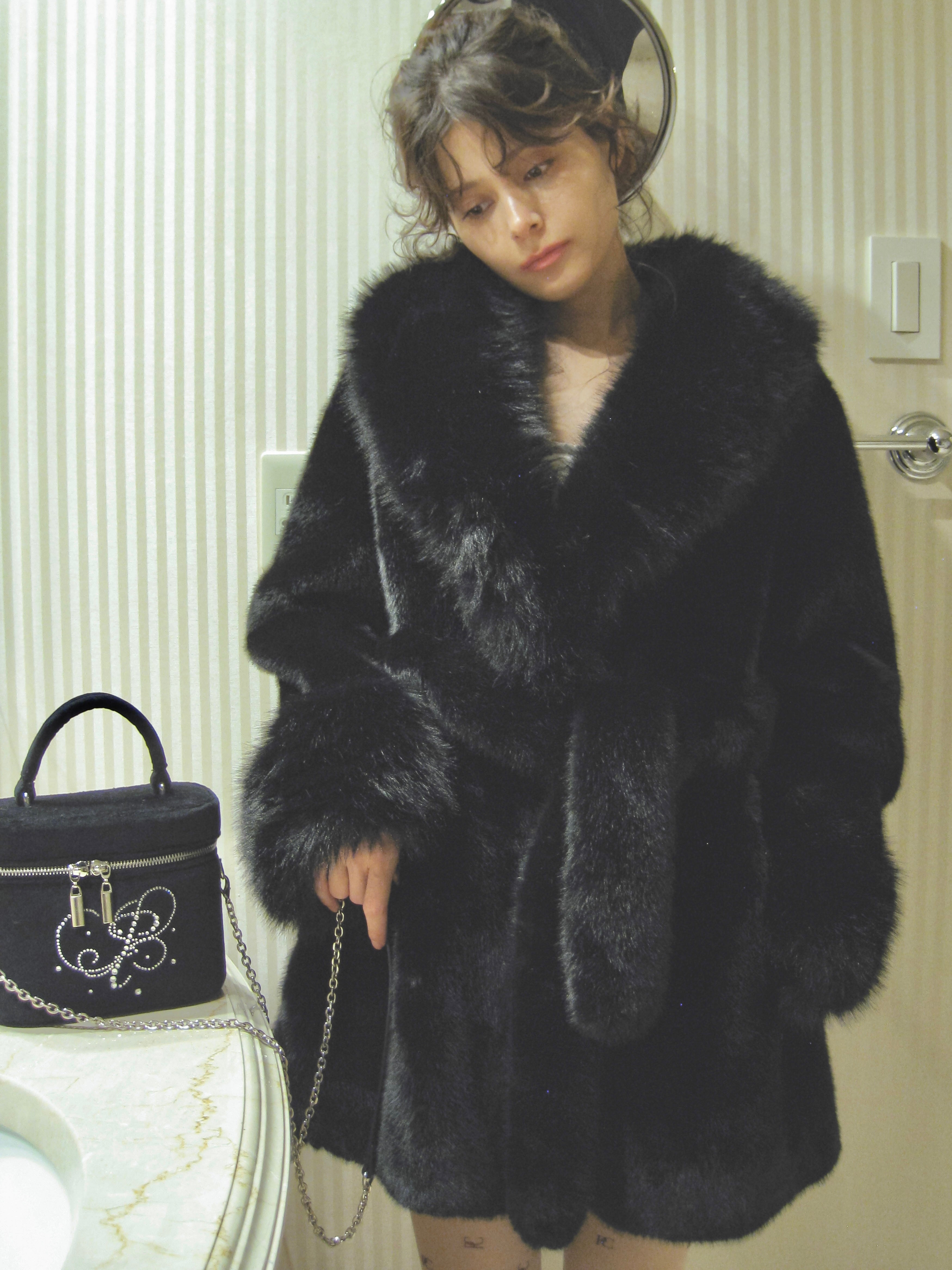 fur gowncoat｜PELLICULE | ぺリキュール