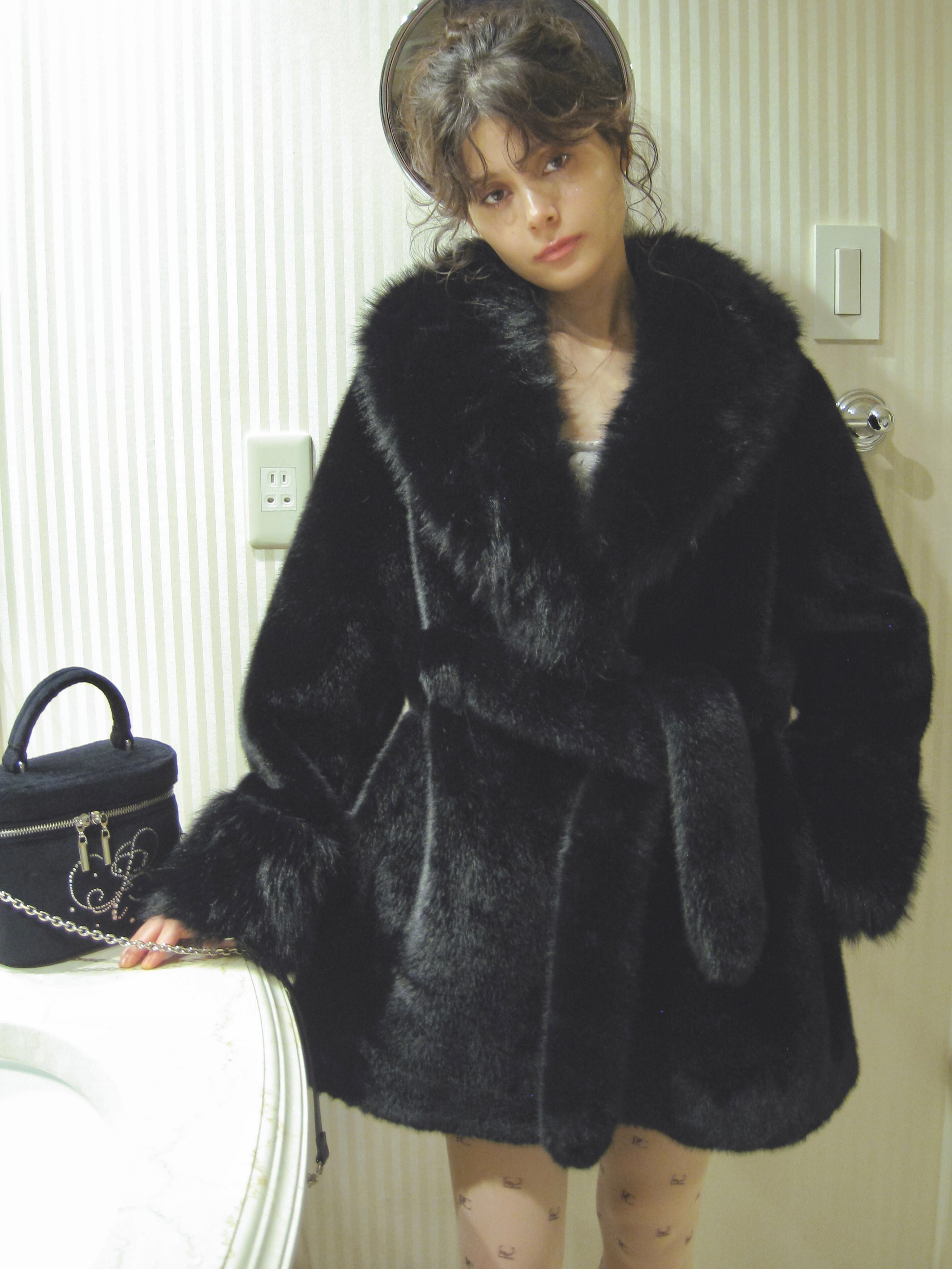 fur gowncoat｜PELLICULE | ぺリキュール