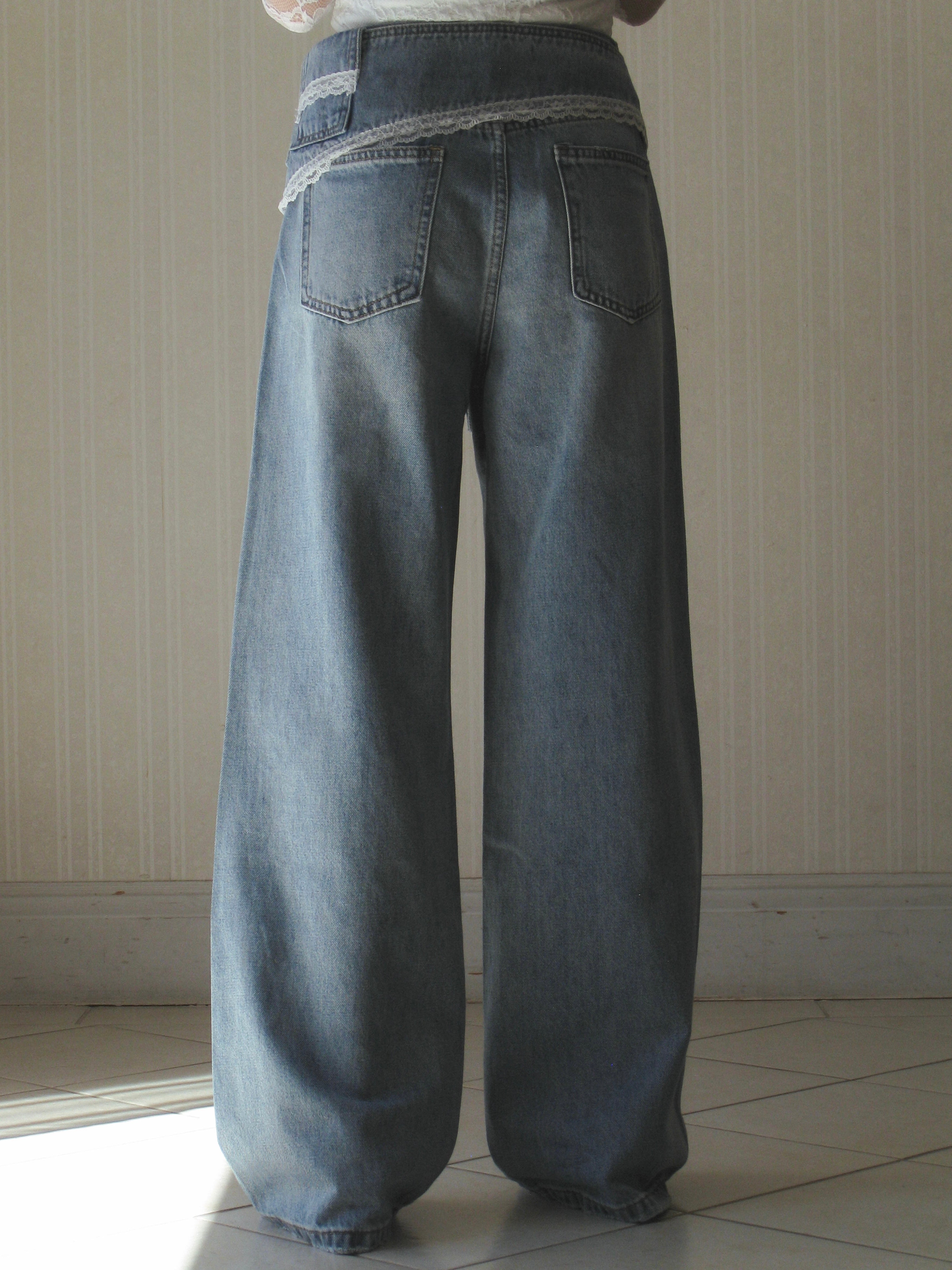 【4/27発送】lacybelt motif denim