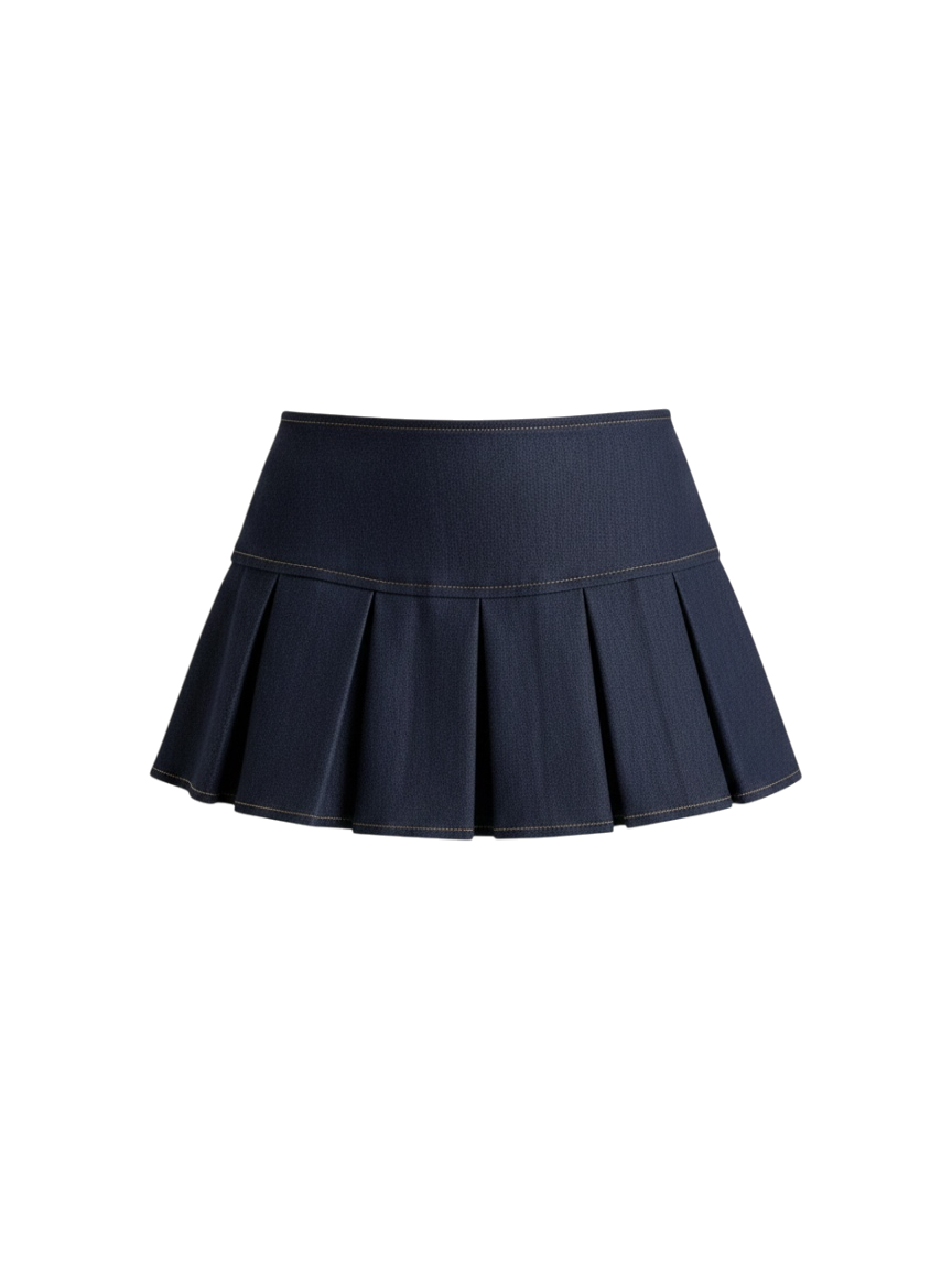 スカート yushokobayashi /Party Mini skirt boxpleats mini skirt｜PELLICULE | ぺリキュール