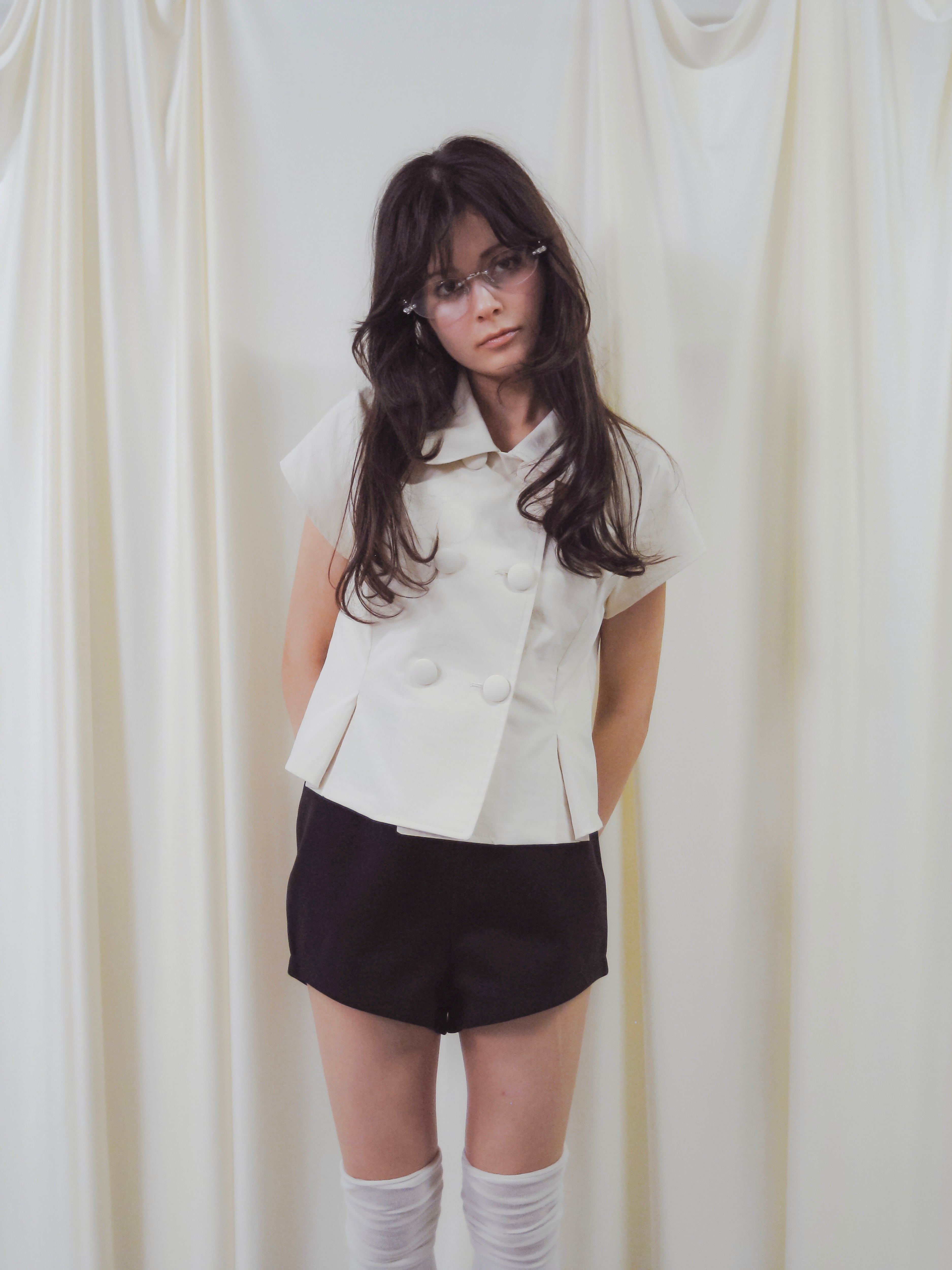 トップス PELLICULE babyrose knit WHITE babyrose knit｜PELLICULE | ぺリキュール