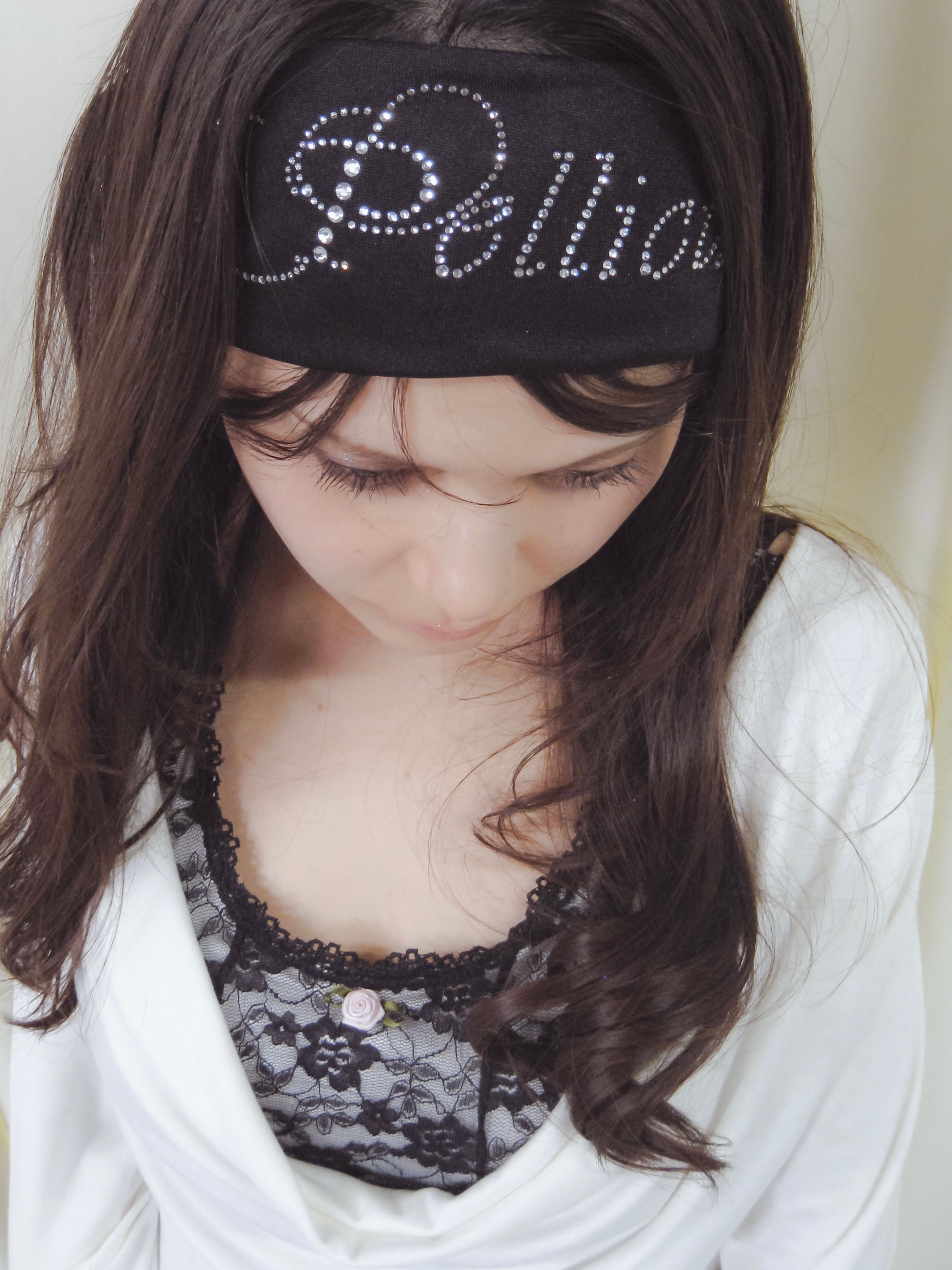 pc lettering hairband