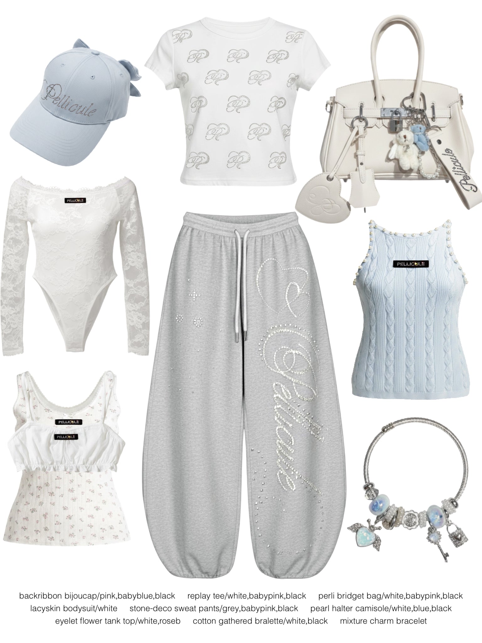 backribbon bijou cap