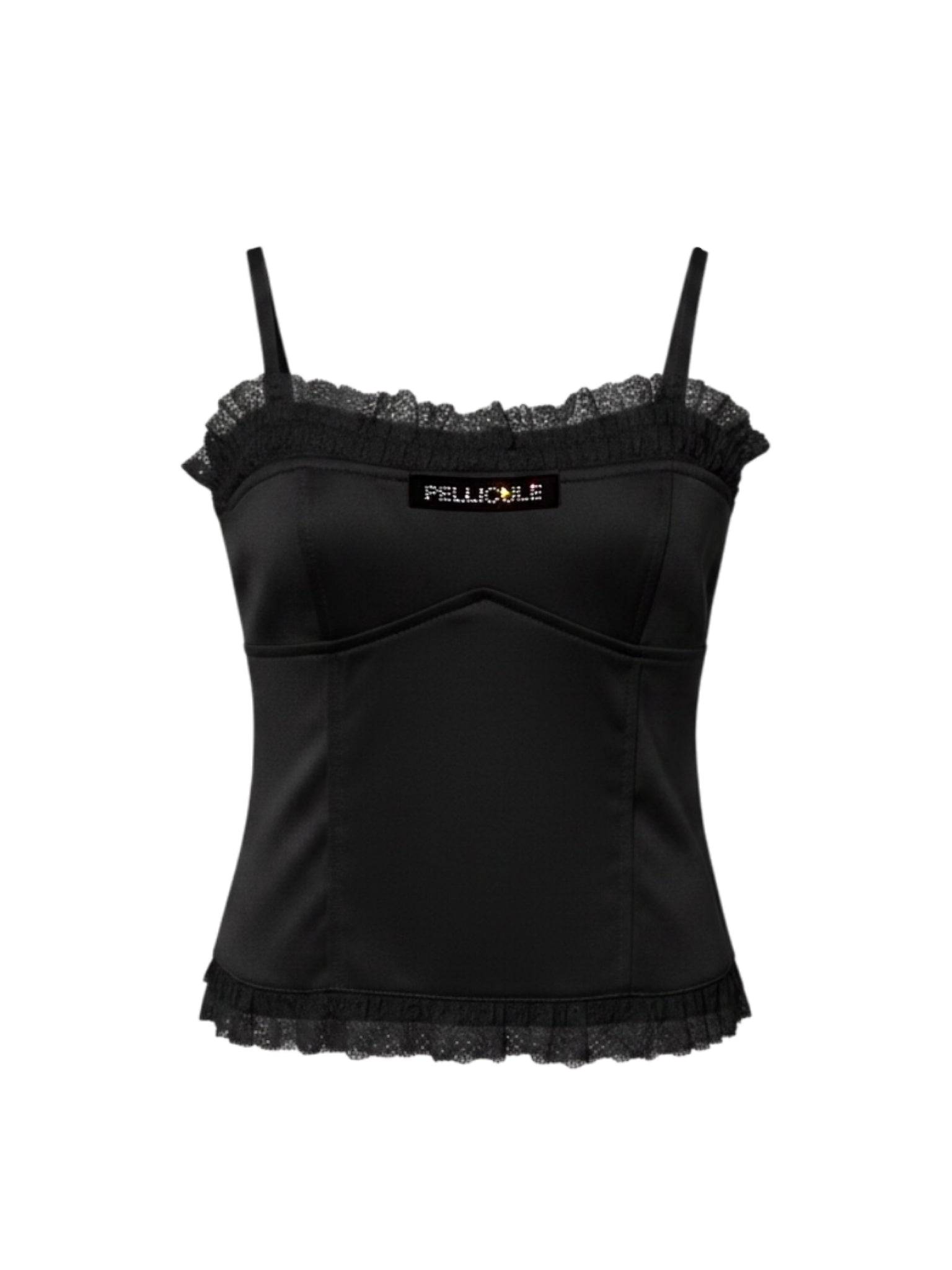 【6/15発送：ドット】frontlace corset camisole