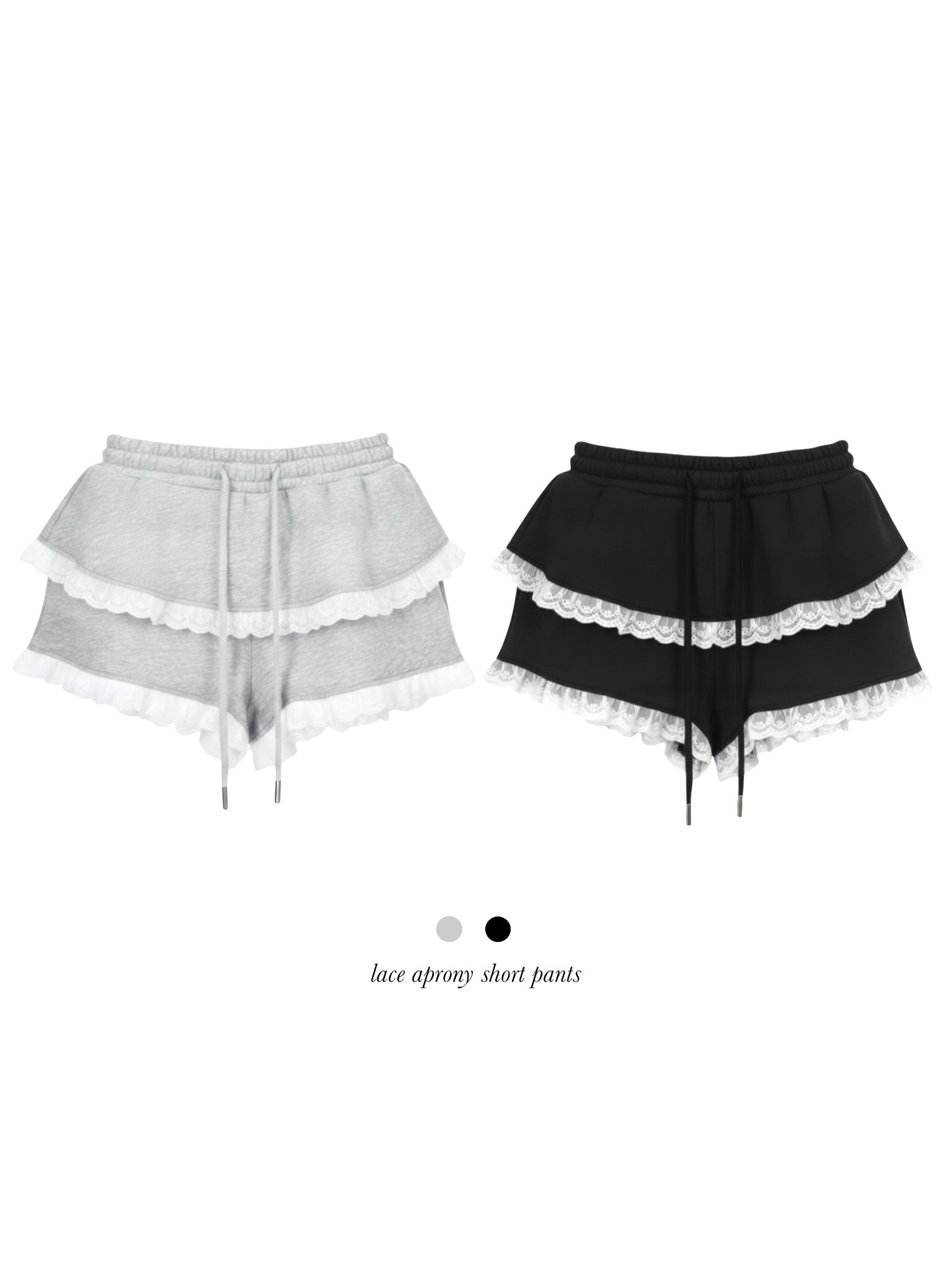 lace aprony short pants
