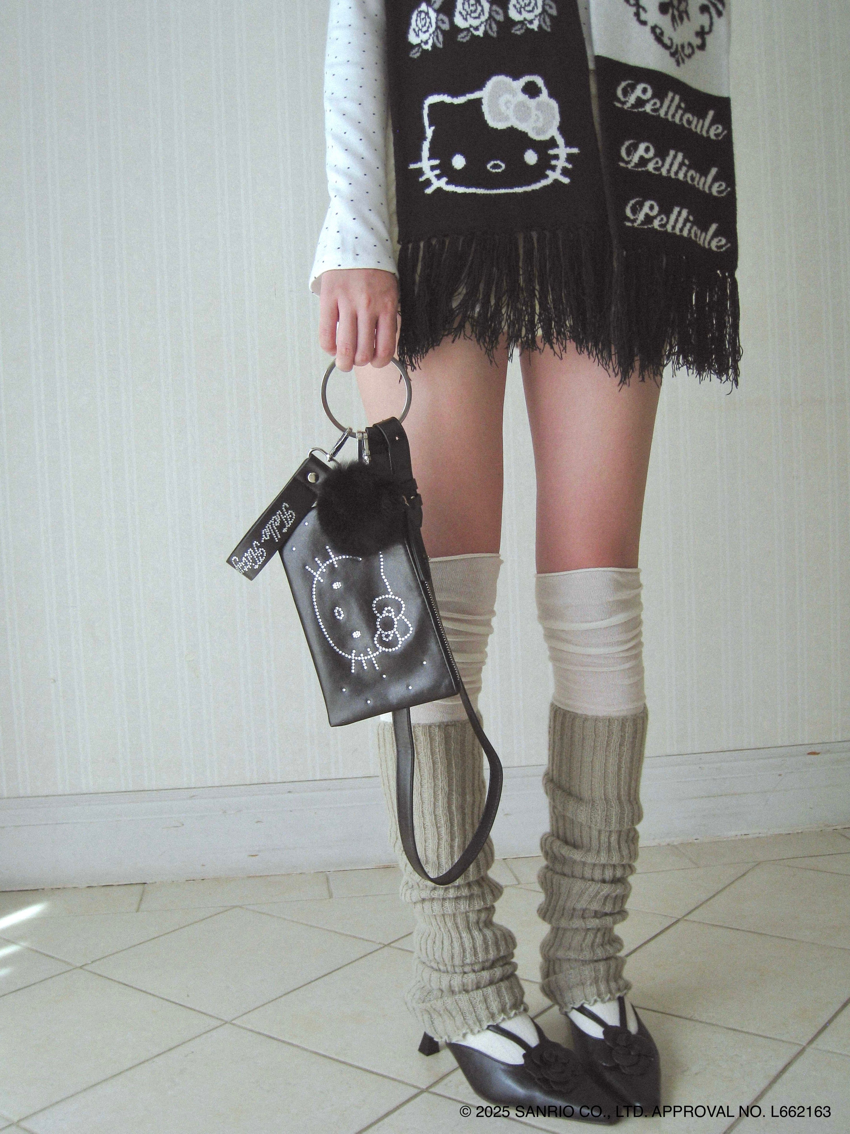 HELLO KITTY charm pouch shoulder｜PELLICULE | ぺリキュール