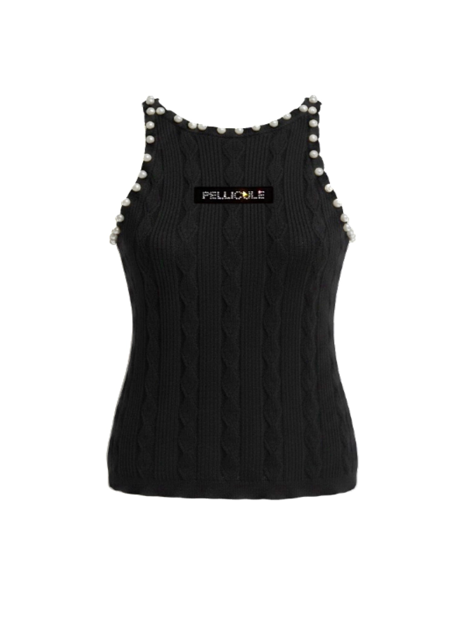 pearl halter camisole