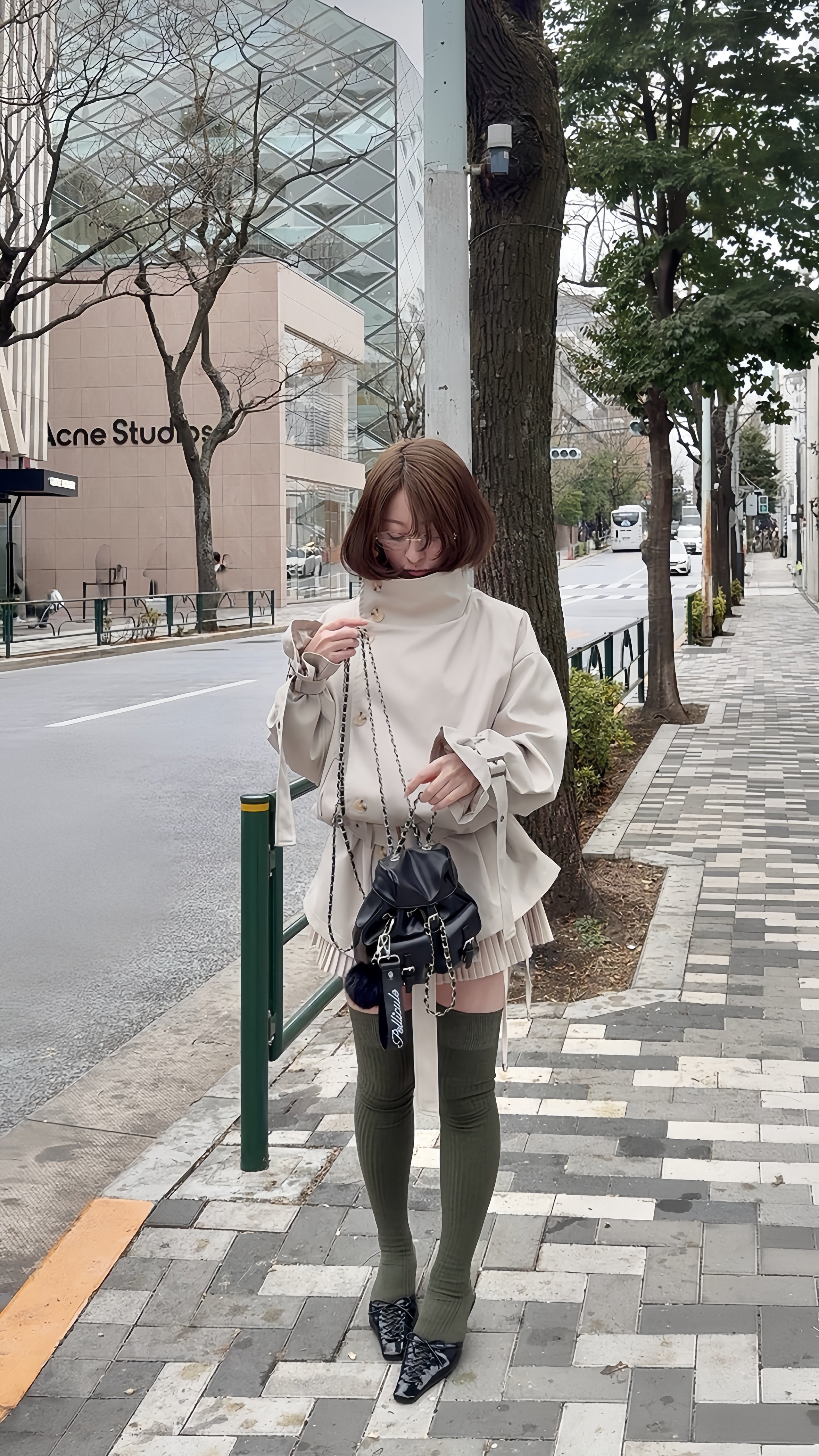 stand collar trench coat